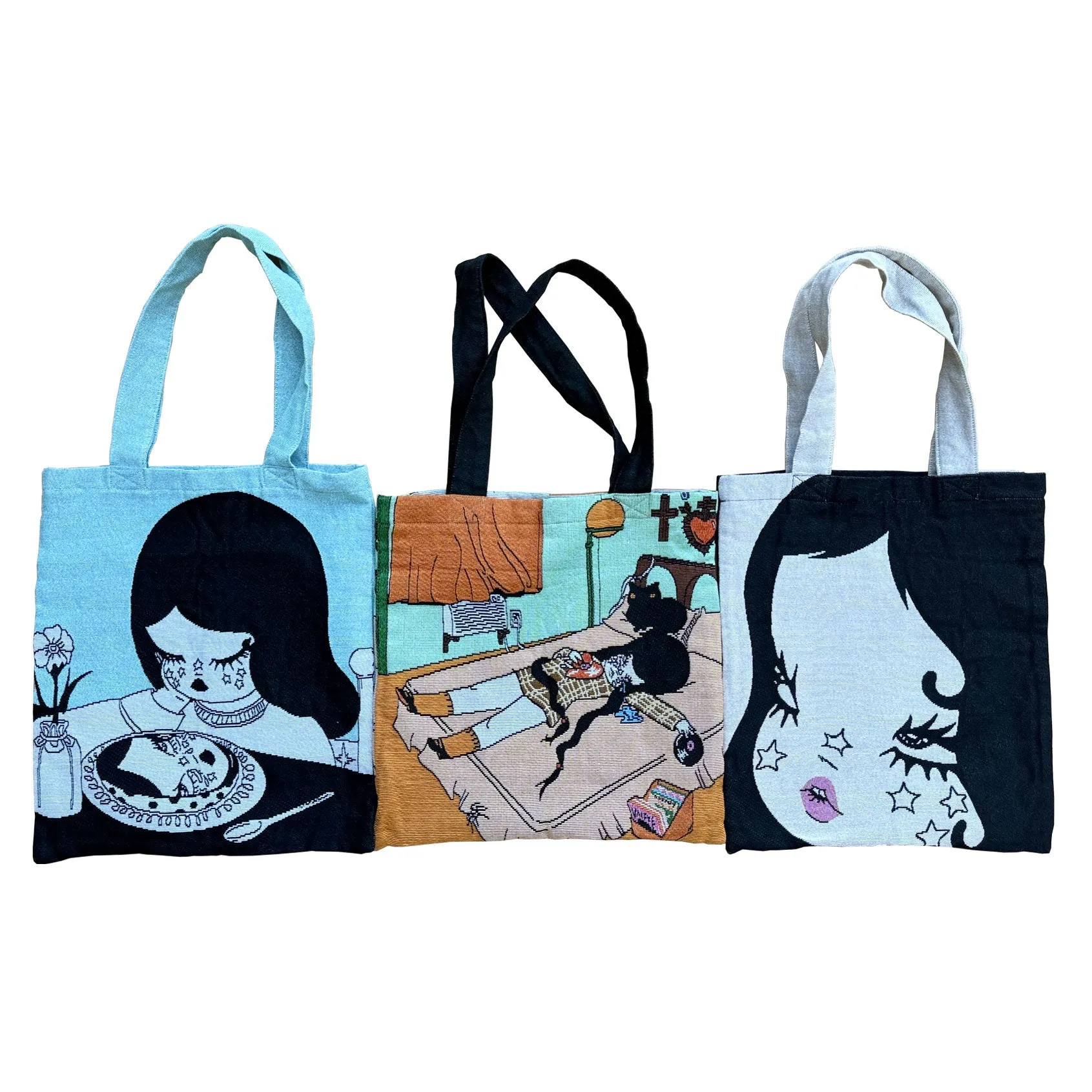 The Blues Woven Tote sold by Valfre product image thumbnail 5