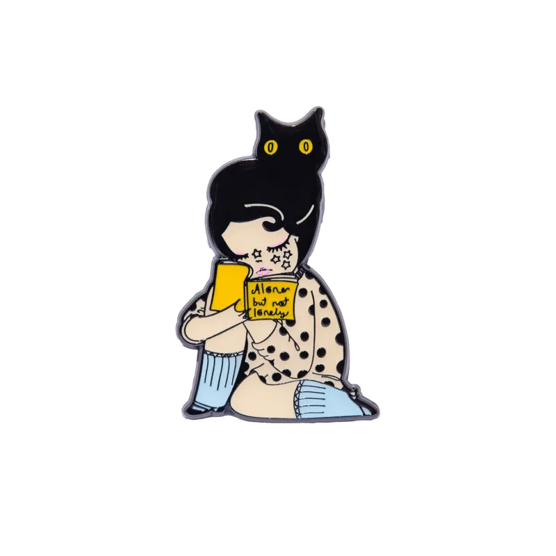 Alone But Not Lonely Pin made by Valfre