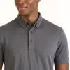 Performance Heather Hybrid Polo sold by Van Heusen