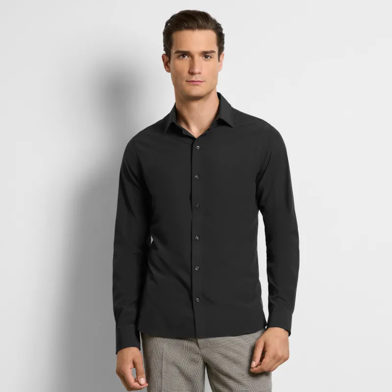 360 Comfort Long Sleeve Button Up Top Solid – Slim Fit sold by Van Heusen