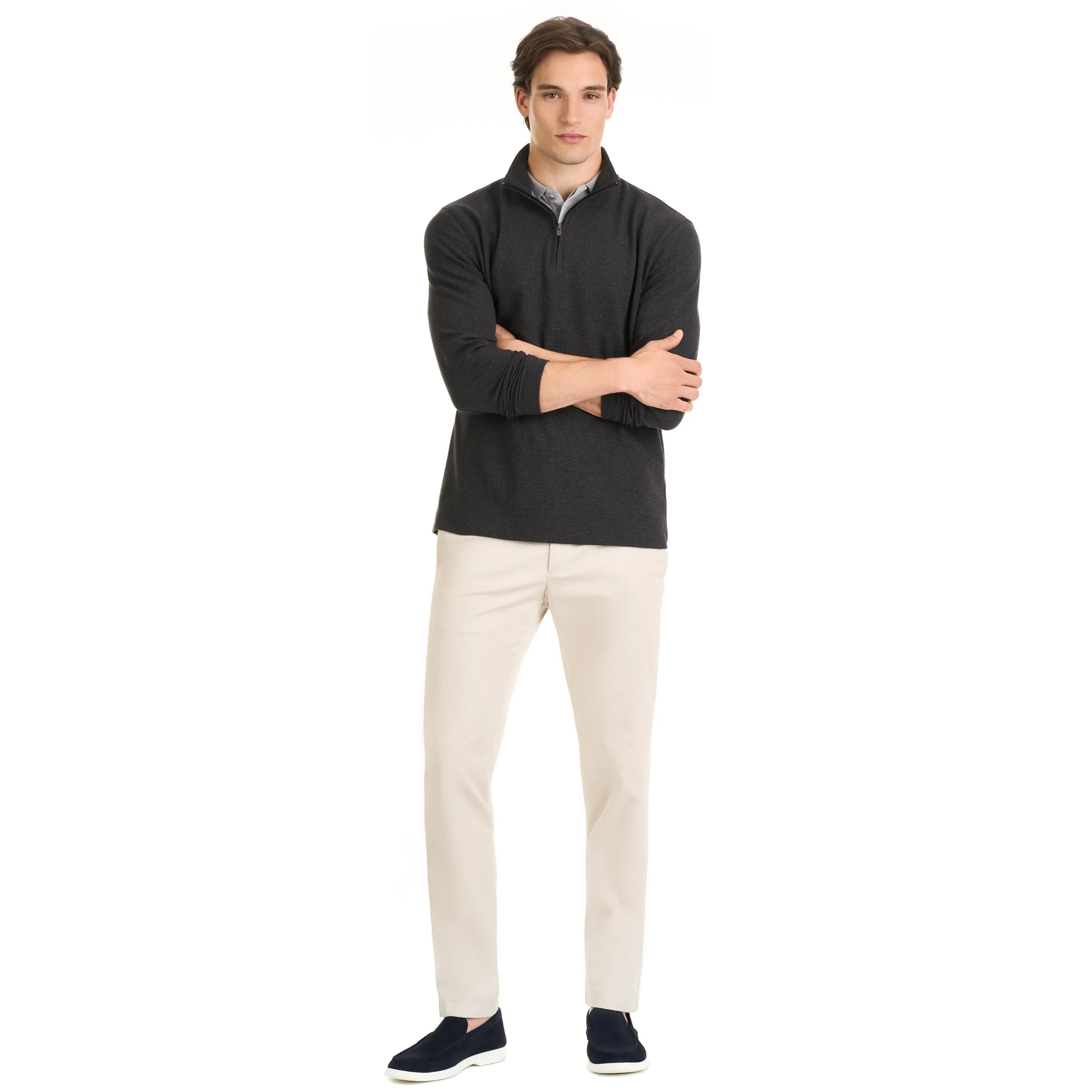 Essential Quarter Zip Ottoman Pullover – Regular Fit sold by Van Heusen product image thumbnail 2