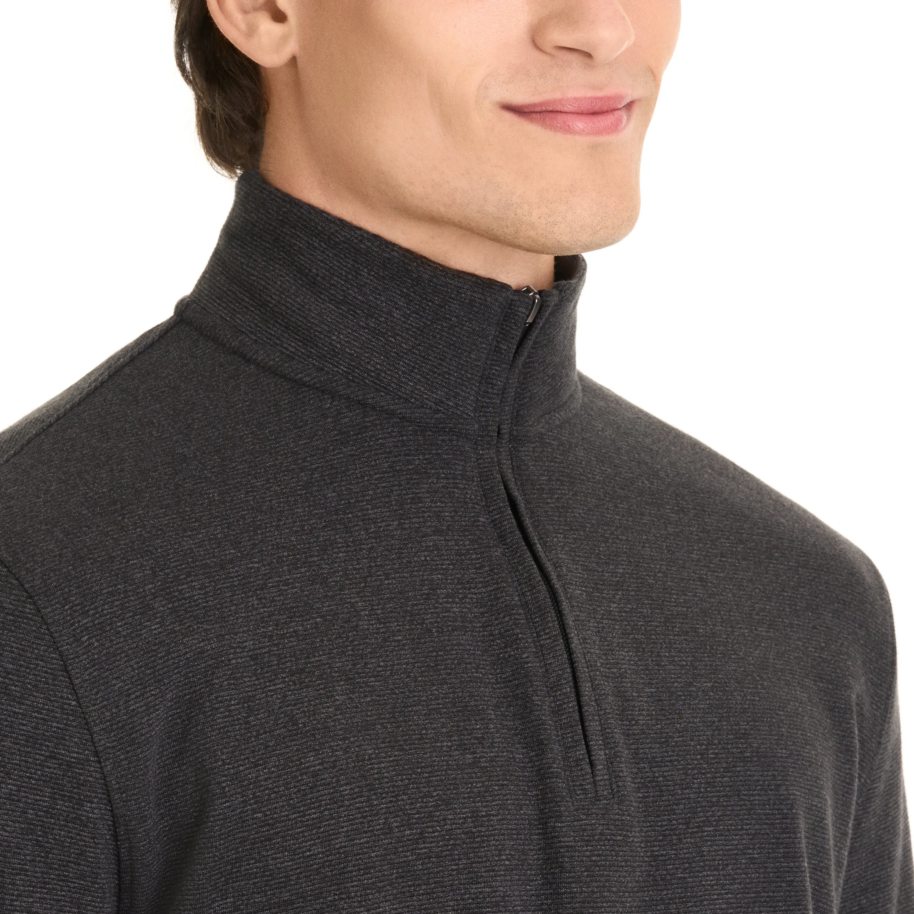 Essential Quarter Zip Ottoman Pullover – Regular Fit sold by Van Heusen product image thumbnail 4