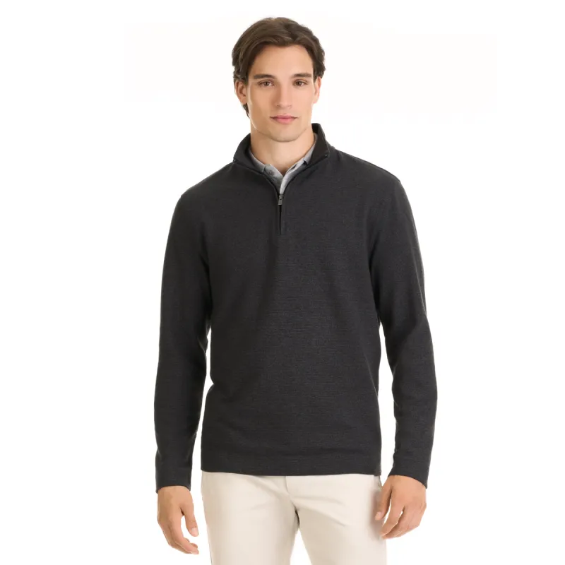 Essential Quarter Zip Ottoman Pullover – Regular Fit sold by Van Heusen