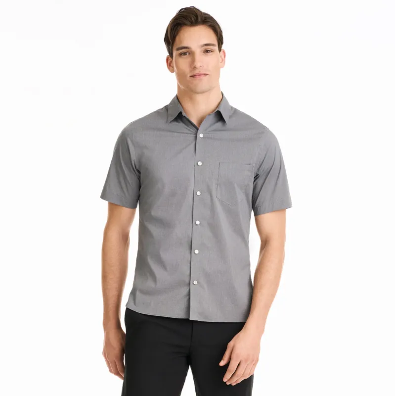 Essential Stain Shield Short Sleeve Shirt Solid - Slim Fit sold by Van Heusen
