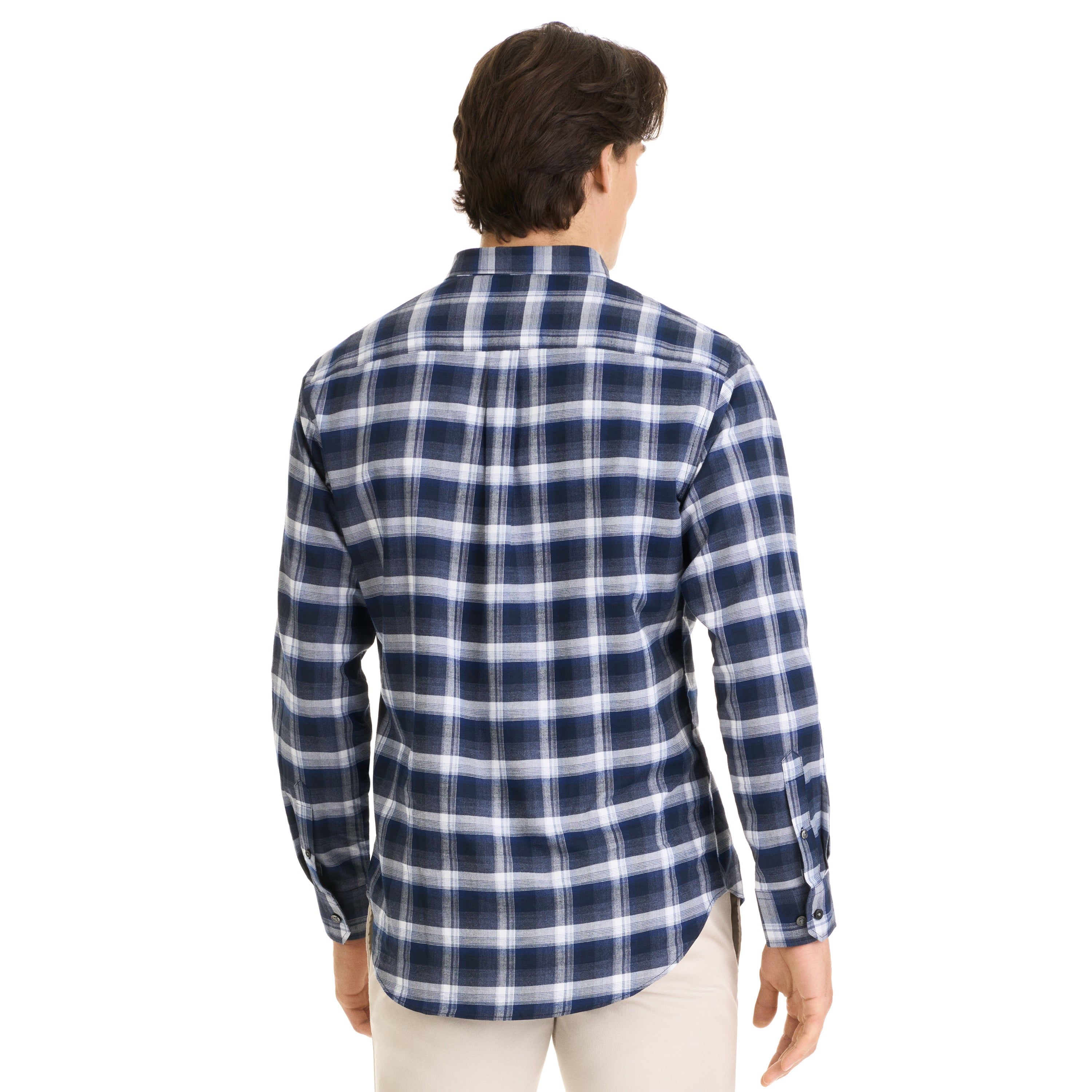 Weekend Twill Long Sleeve Woven Shirt Offset Plaid - Regular Fit sold by Van Heusen product image thumbnail 4