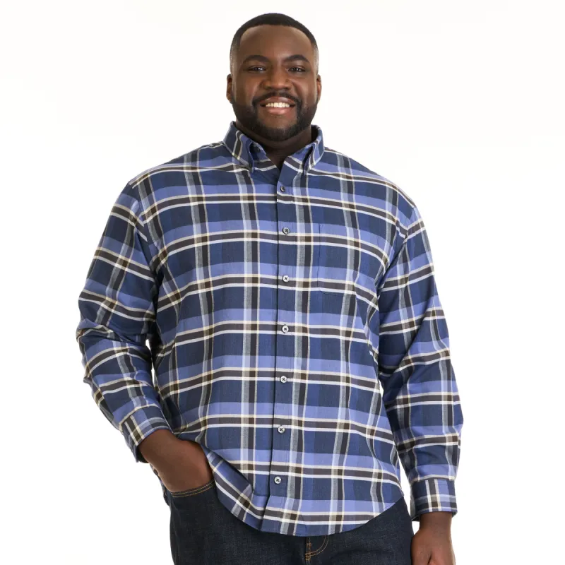 Weekend Cotton Twill Long Sleeve Shirt Regular Fit - Big & Tall sold by Van Heusen