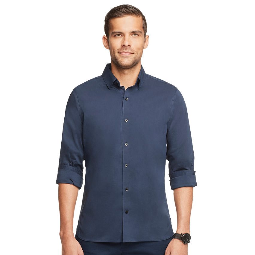 Essential Stain Shield Long Sleeve Shirt Solid - Slim Fit sold by Van Heusen product image thumbnail 5