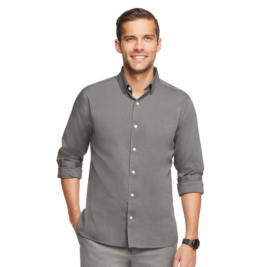 Essential Stain Shield Long Sleeve Shirt Solid - Slim Fit sold by Van Heusen product image thumbnail 3