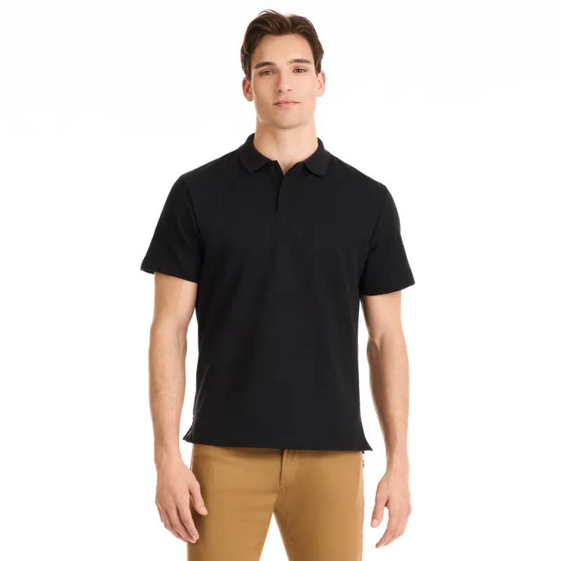 Essential Stain Shield Honeycomb Polo sold by Van Heusen