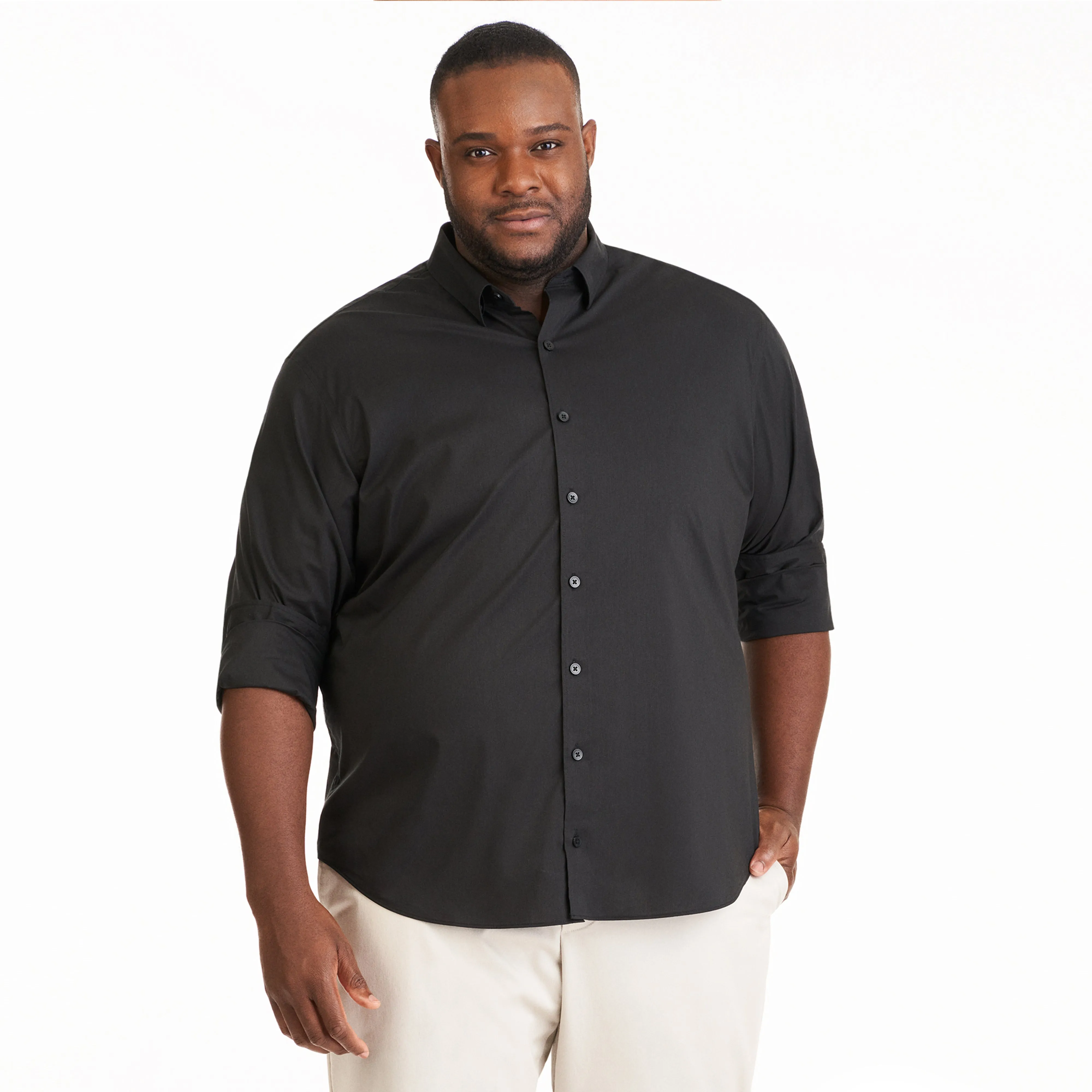 Cronbie Long Sleeve Stain Shield Shirt - Big & Tall sold by Van Heusen product image thumbnail 2