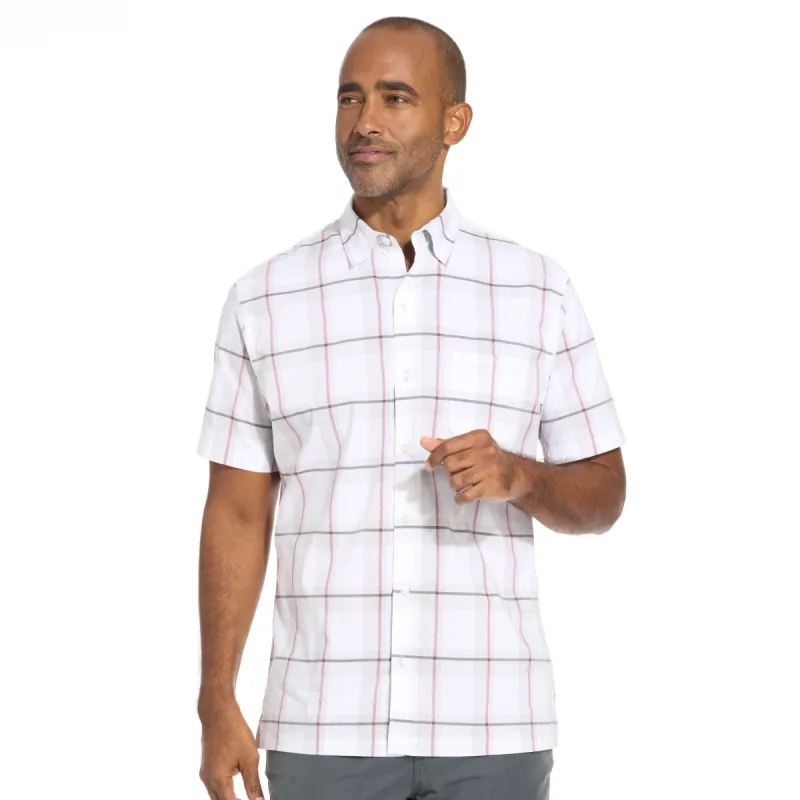 Weekend Camp Short Sleeve Shirt Regular Fit - Plaid sold by Van Heusen