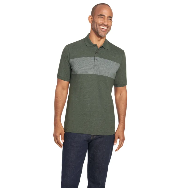 Essential Chest Stripe Polo Regular Fit sold by Van Heusen