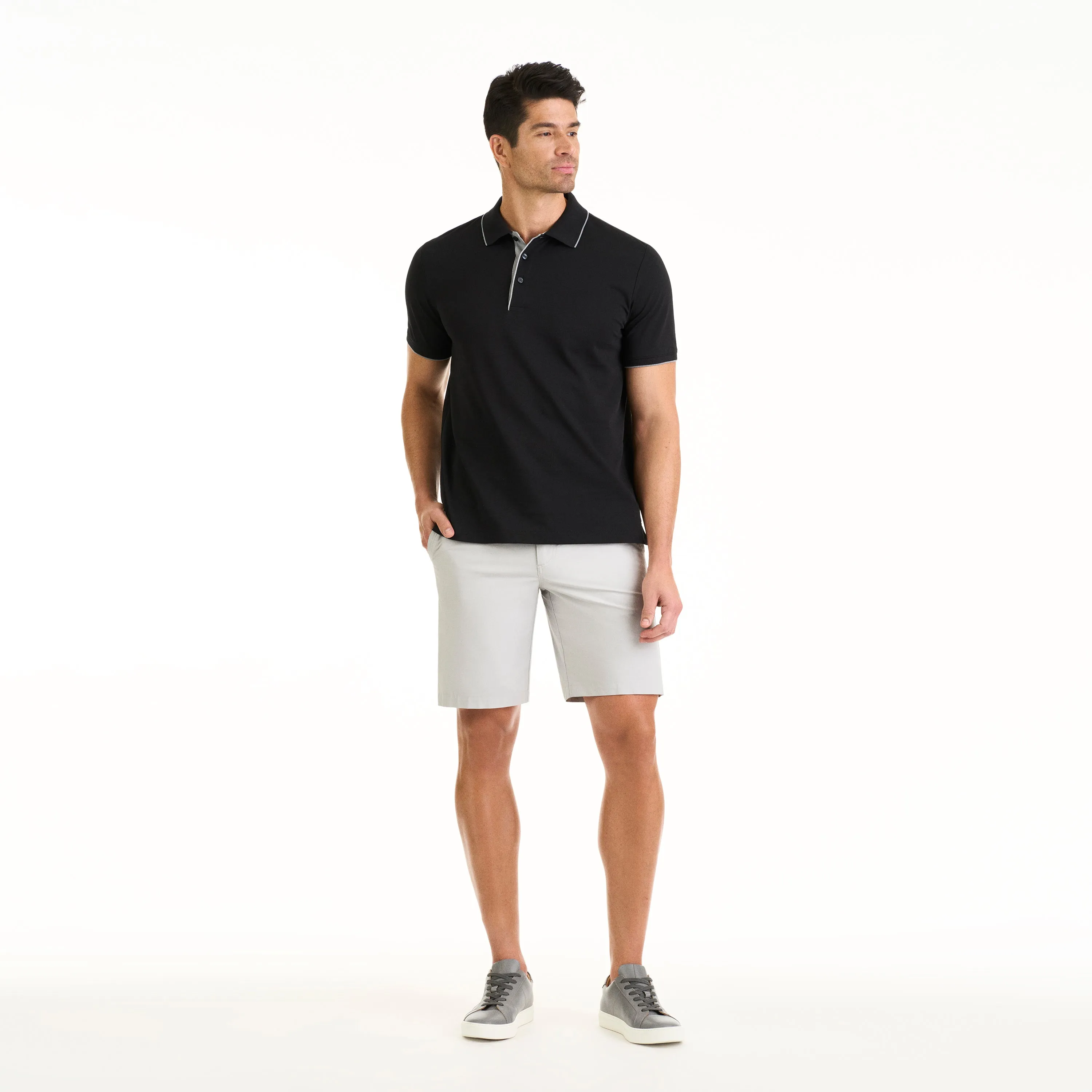 Essential Tailored Comfort Pique Stain Shield Polo sold by Van Heusen product image thumbnail 2