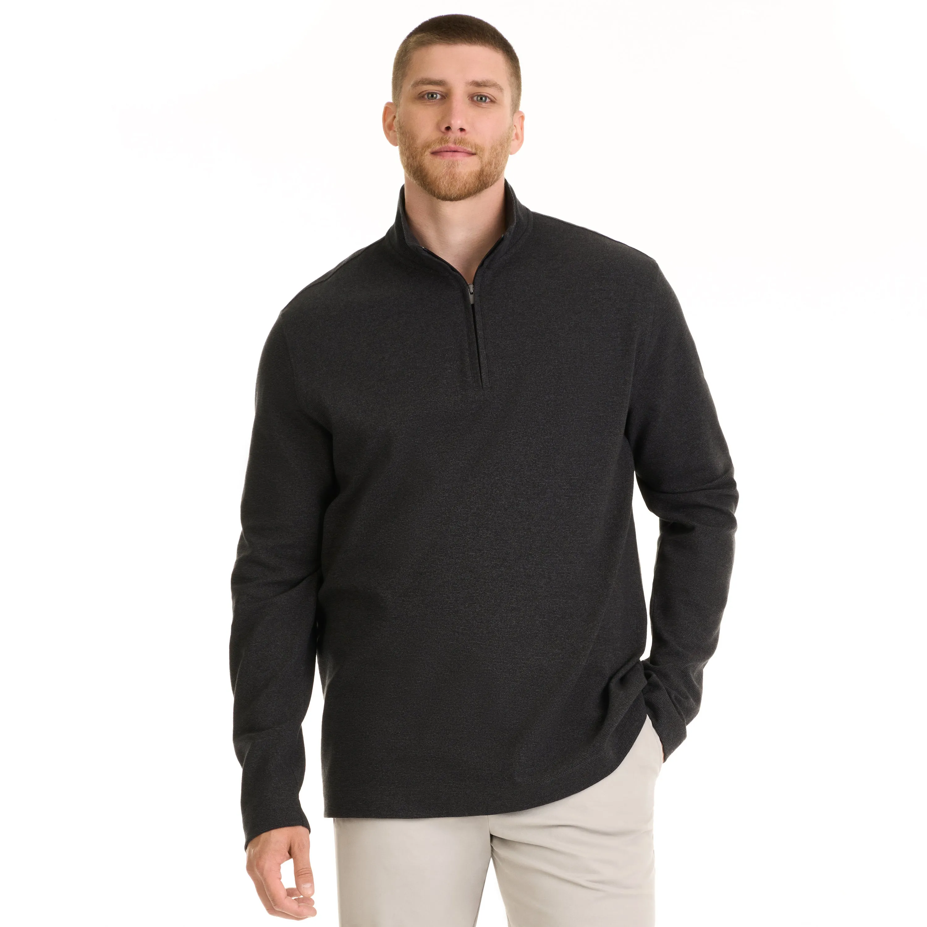 Essential Ottoman Quarter Zip - Big & Tall sold by Van Heusen