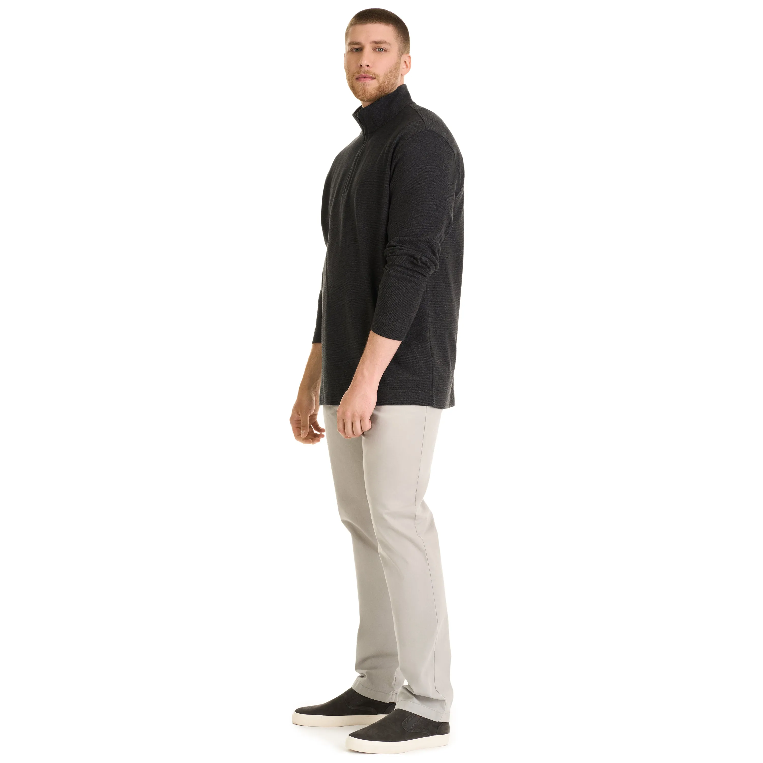 Essential Ottoman Quarter Zip - Big & Tall sold by Van Heusen product image thumbnail 2
