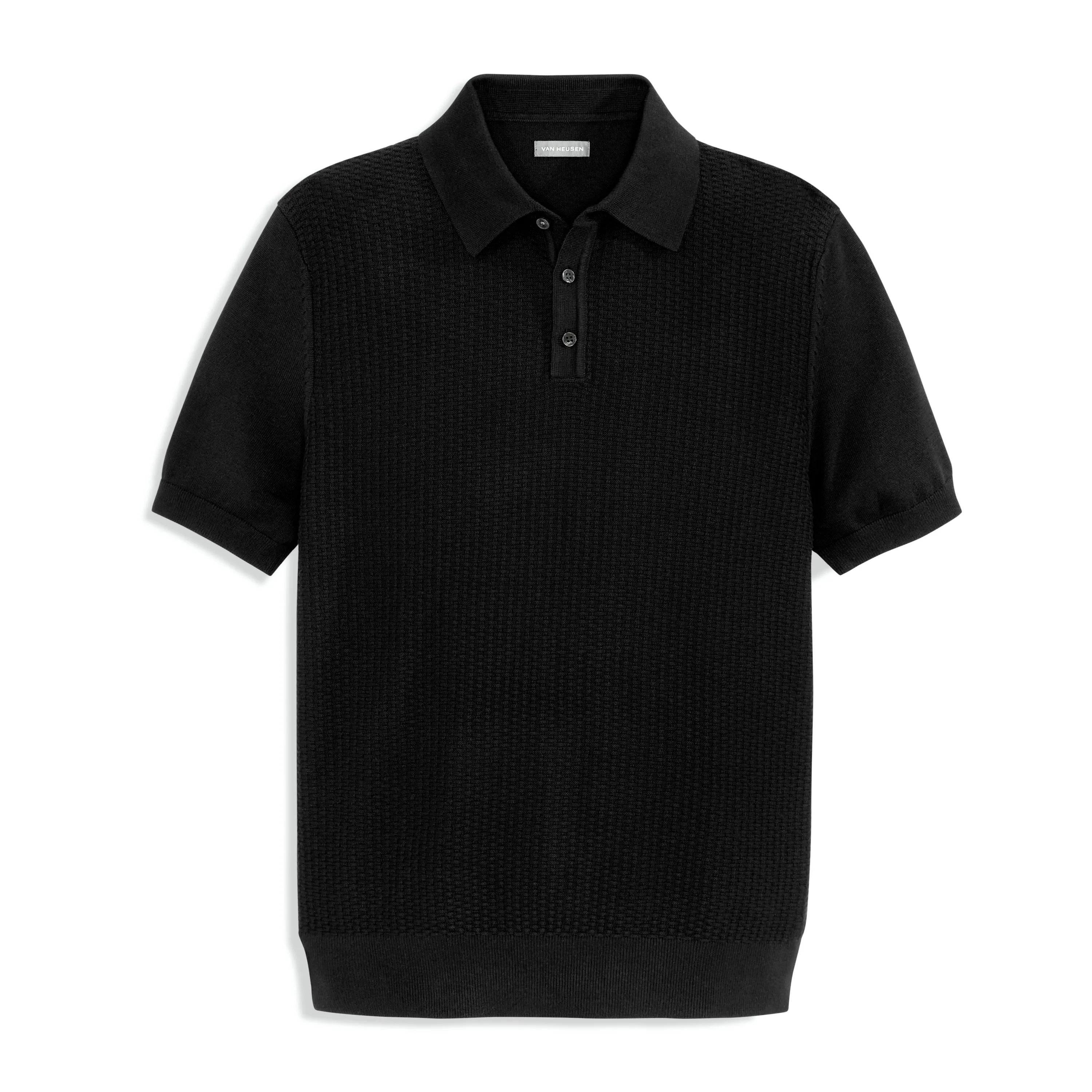Essential Pearce Texture Sweater Knit Polo sold by Van Heusen product image thumbnail 5