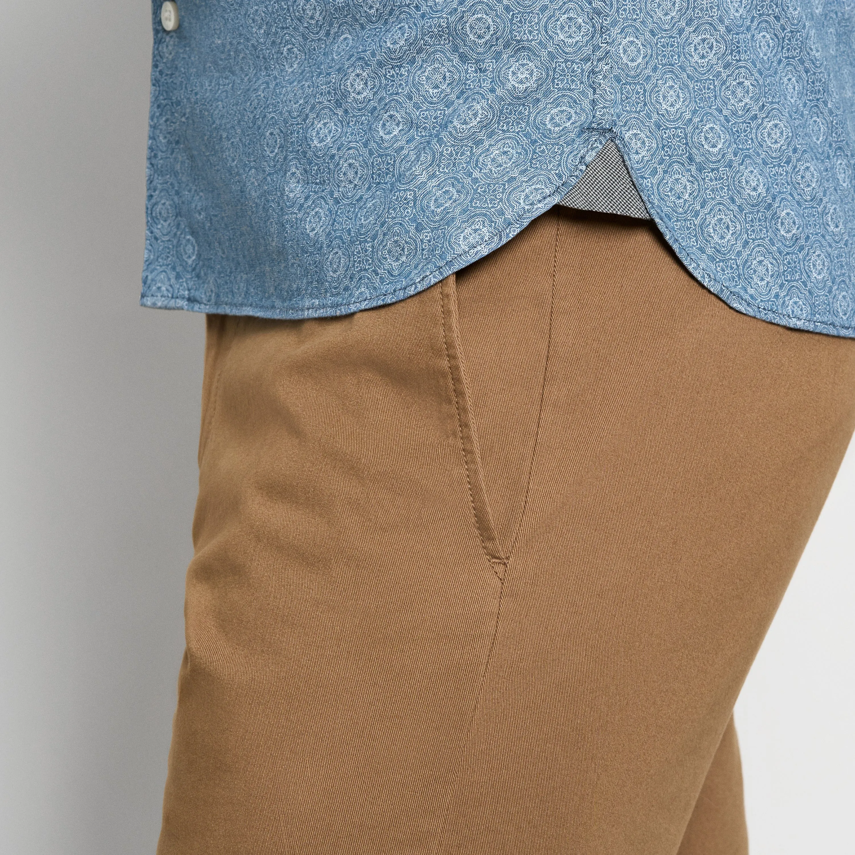 Cronbie Long Sleeve Indigo Foulard Shirt - Slim Fit sold by Van Heusen product image thumbnail 4