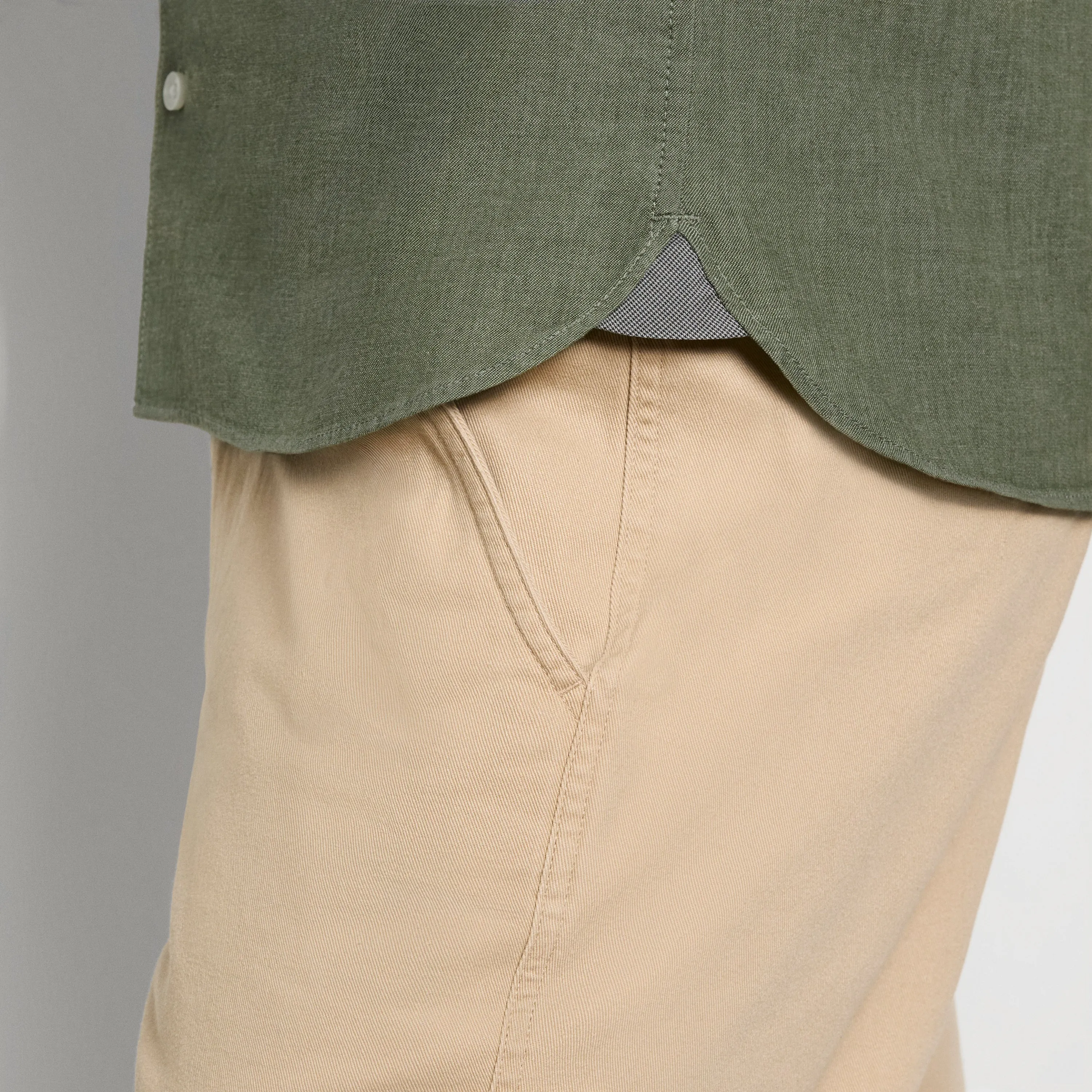 Cronbie Long Sleeve Indigo Shirt Solid - Slim Fit sold by Van Heusen product image thumbnail 4