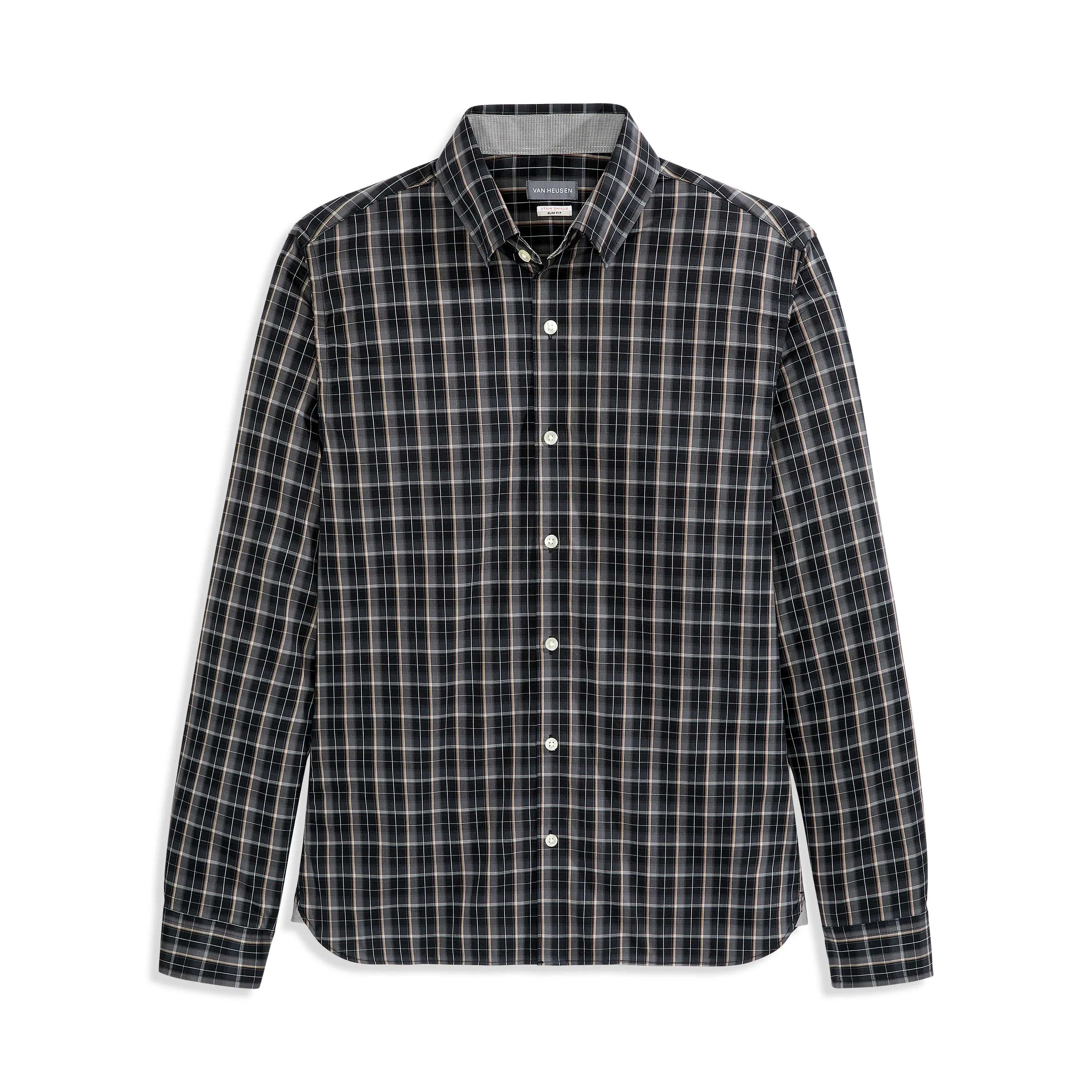 Cronbie Long Sleeve Stain Shield Shirt Updated Plaid - Big & Tall sold by Van Heusen product image thumbnail 5