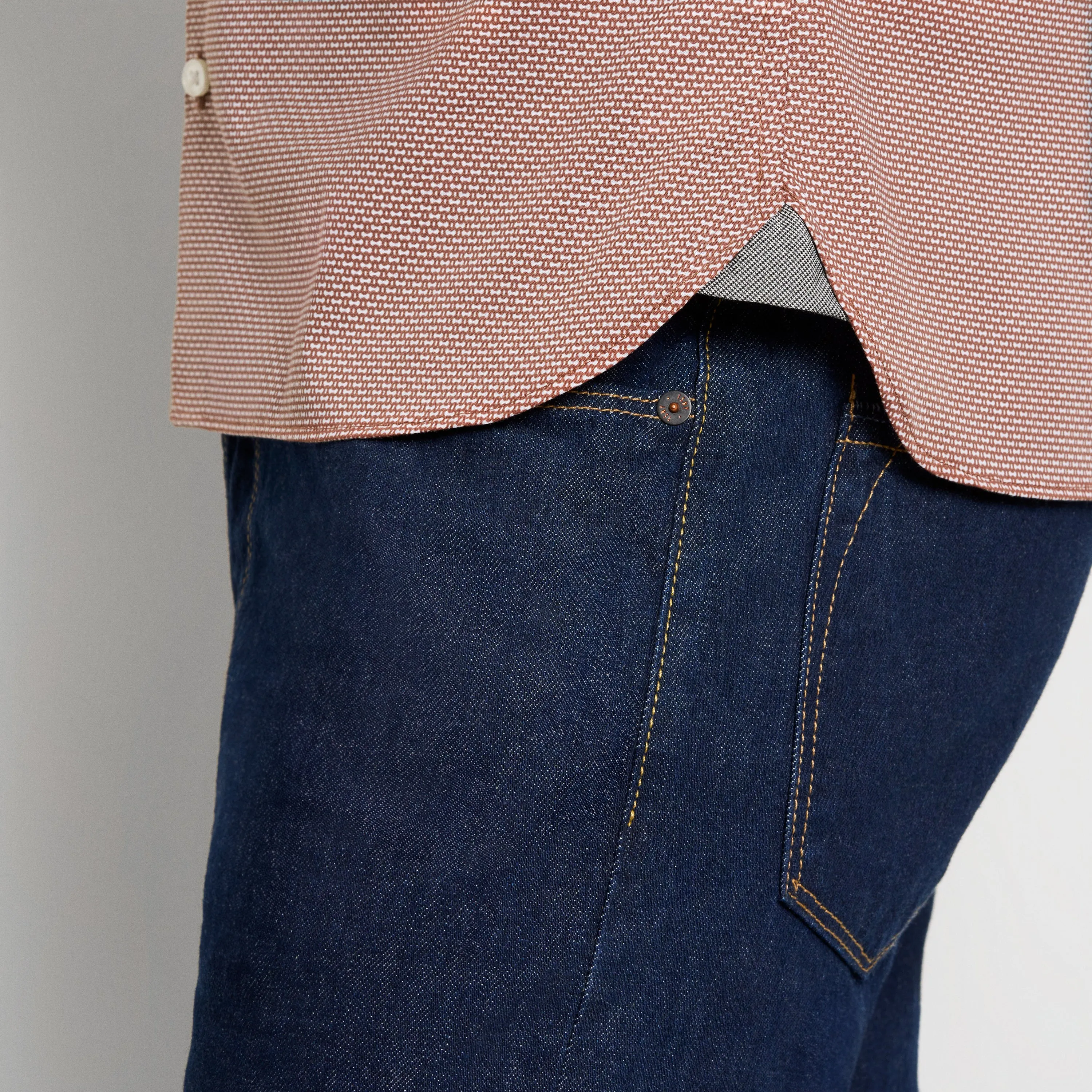 Cronbie Long Sleeve Stain Shield Mini Print - Slim Fit sold by Van Heusen product image thumbnail 4