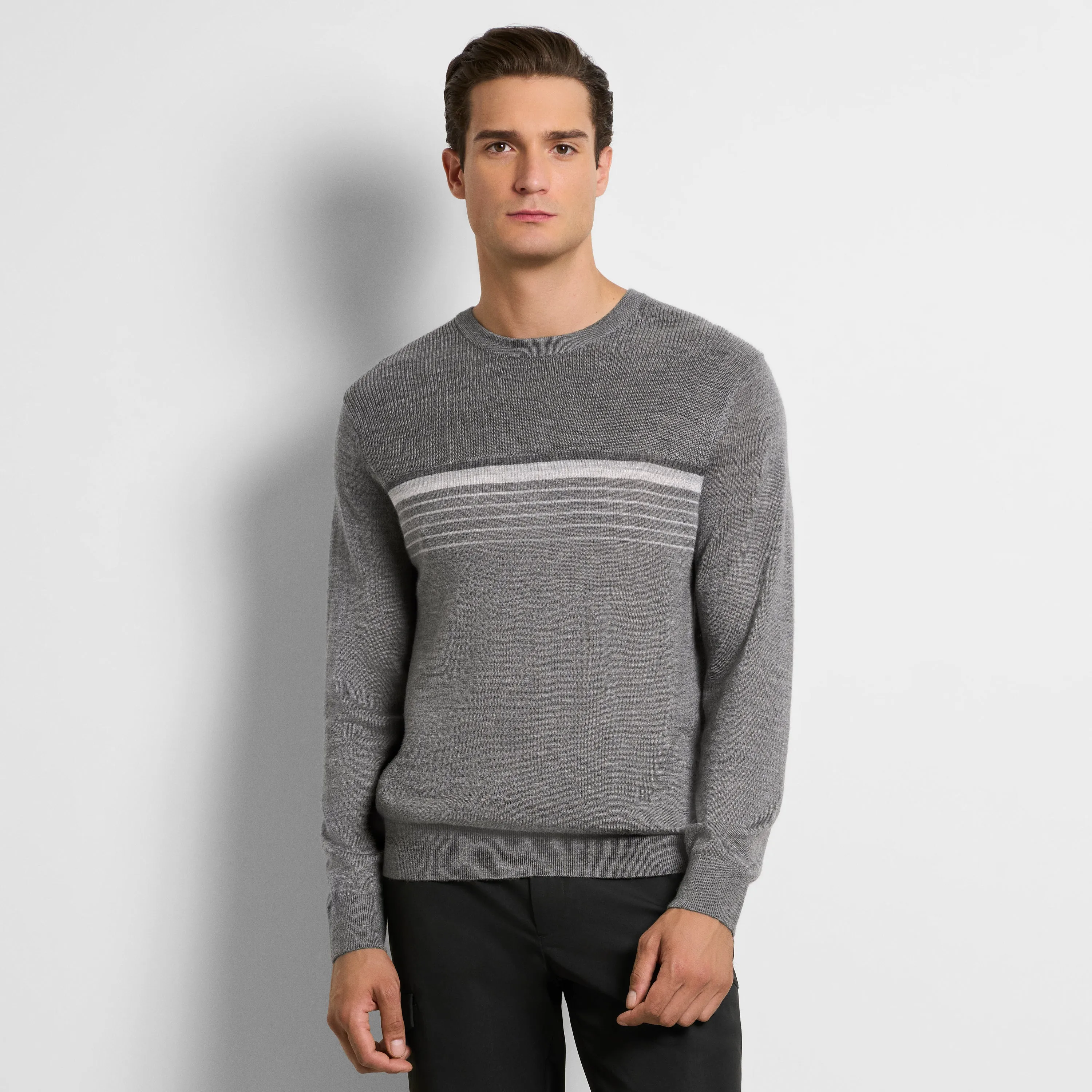 Essential Rhodes Merino Crew Neck – Regular Fit sold by Van Heusen product image thumbnail 5