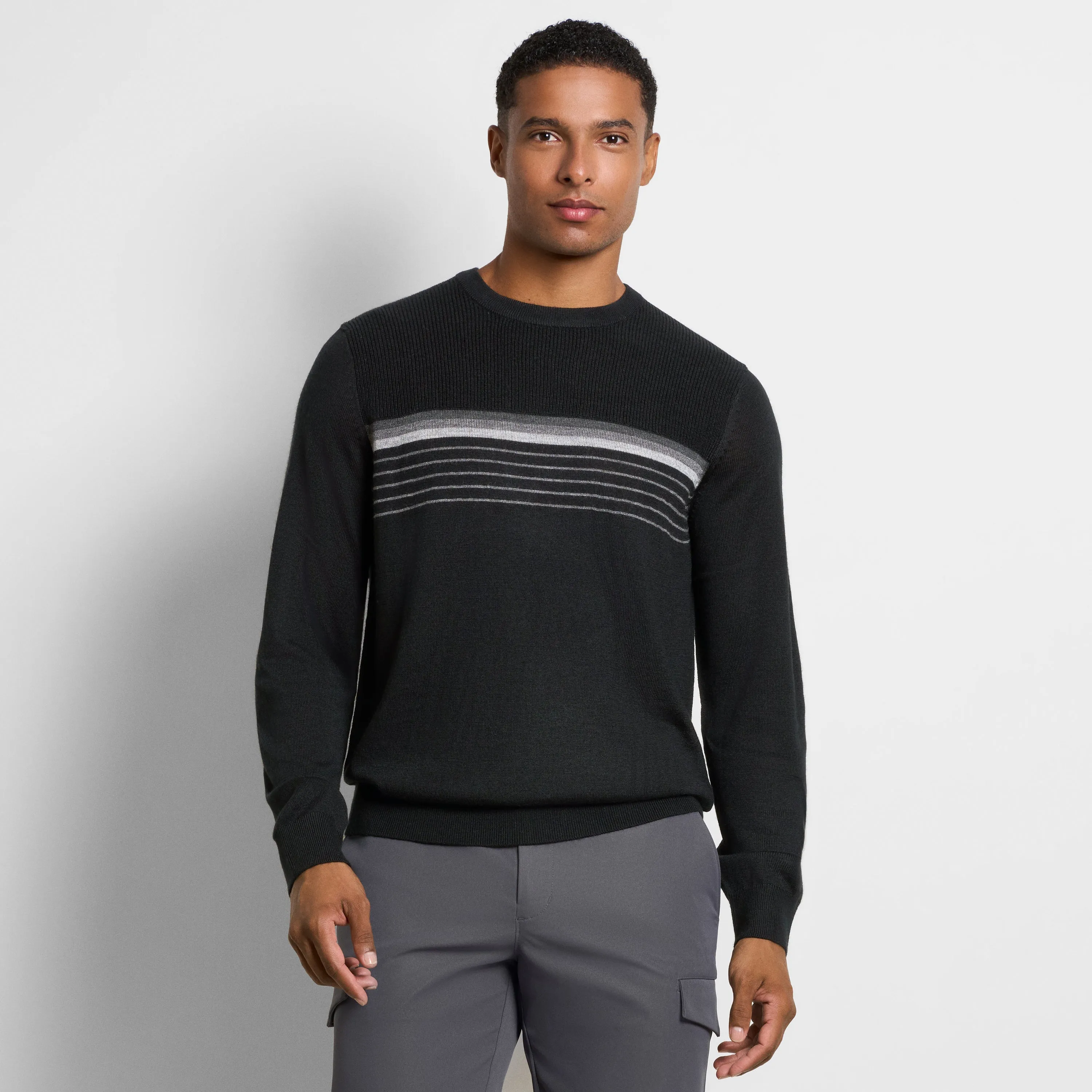 Essential Rhodes Merino Crew Neck – Regular Fit sold by Van Heusen