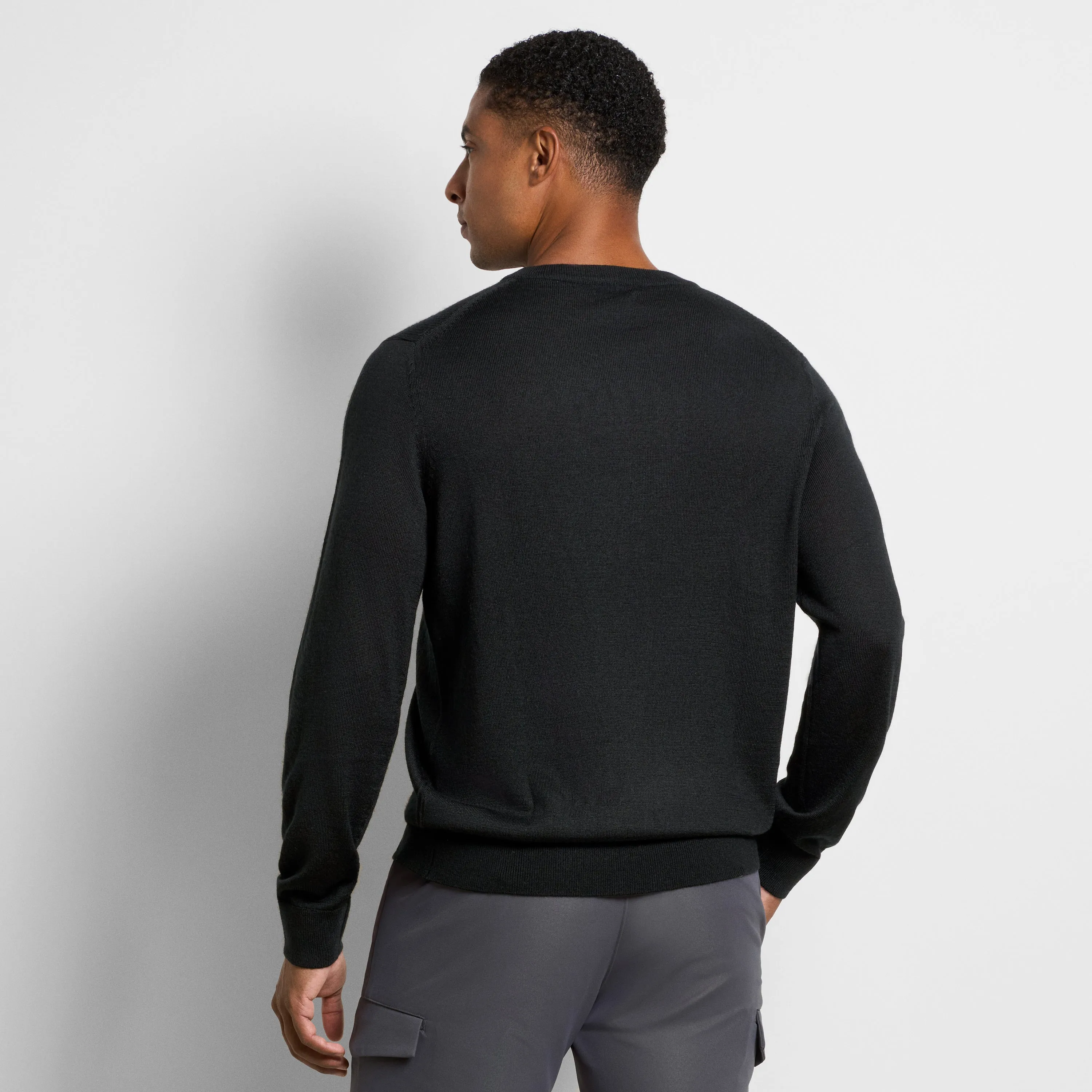 Essential Rhodes Merino Crew Neck – Regular Fit sold by Van Heusen product image thumbnail 4