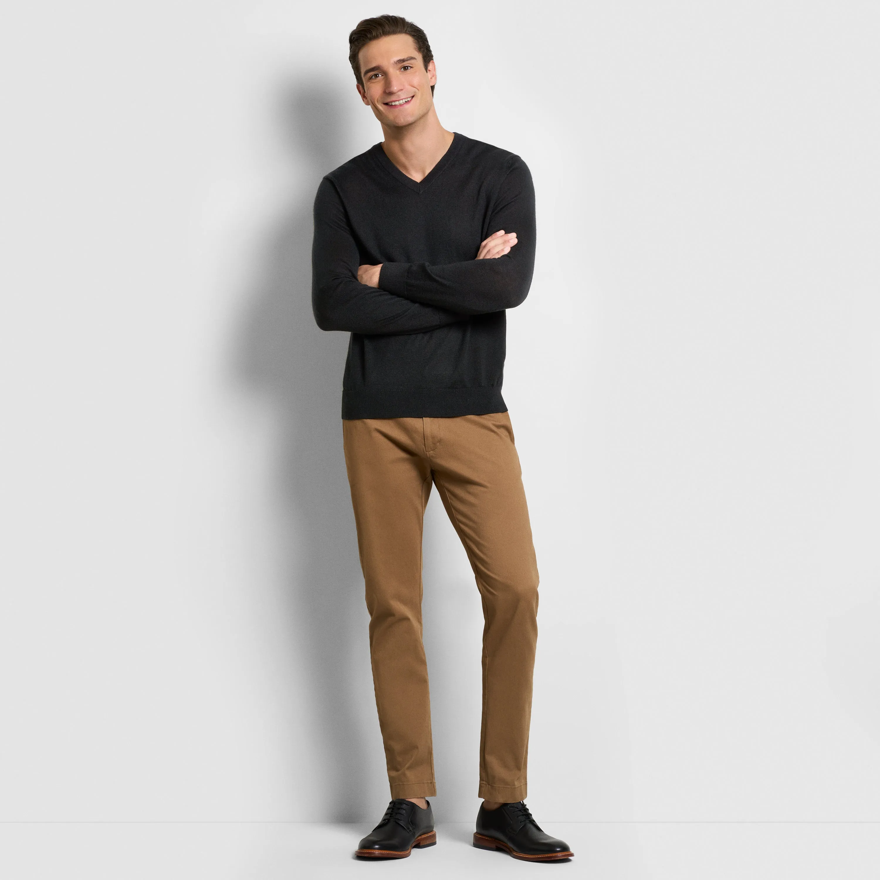 Essential Rhodes Merino V-Neck Sweater – Regular Fit sold by Van Heusen product image thumbnail 2