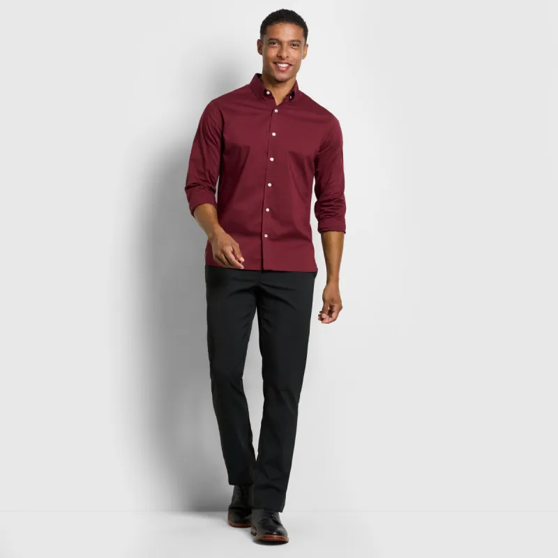 Essential Flat Front Stretch Chino sold by Van Heusen