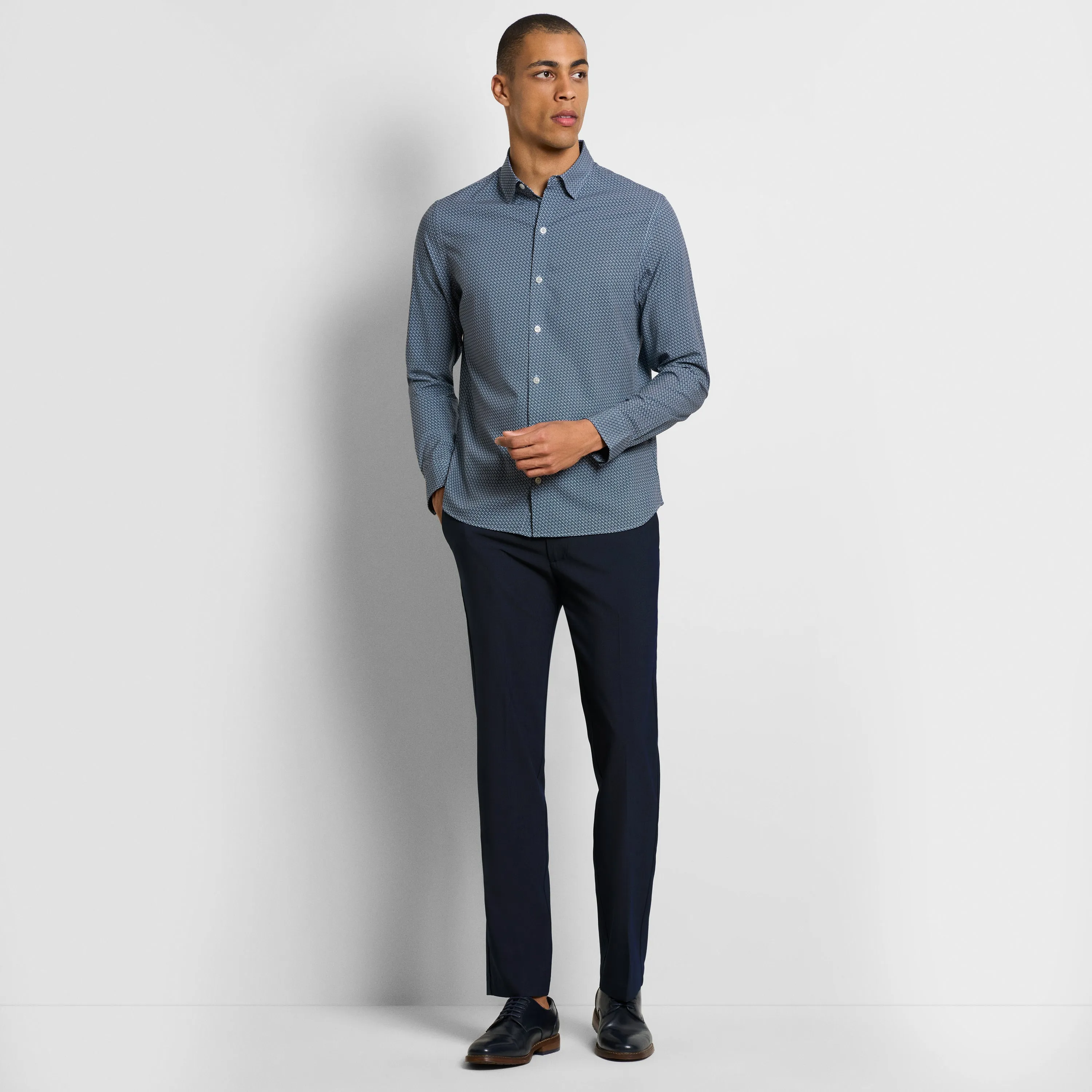 Premium Soft Lux Dress Pant Straight Fit - Navy sold by Van Heusen product image thumbnail 2