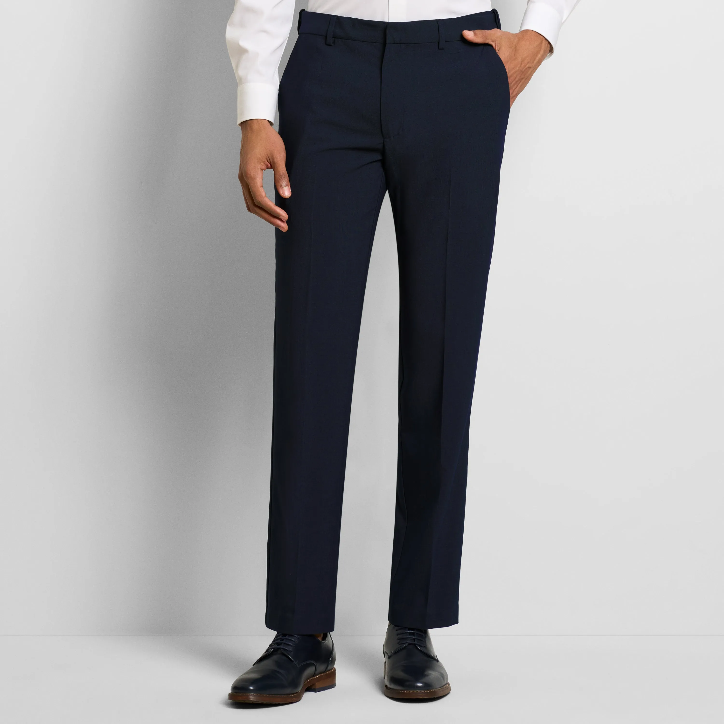 Premium Soft Lux Dress Pant Straight Fit - Navy sold by Van Heusen