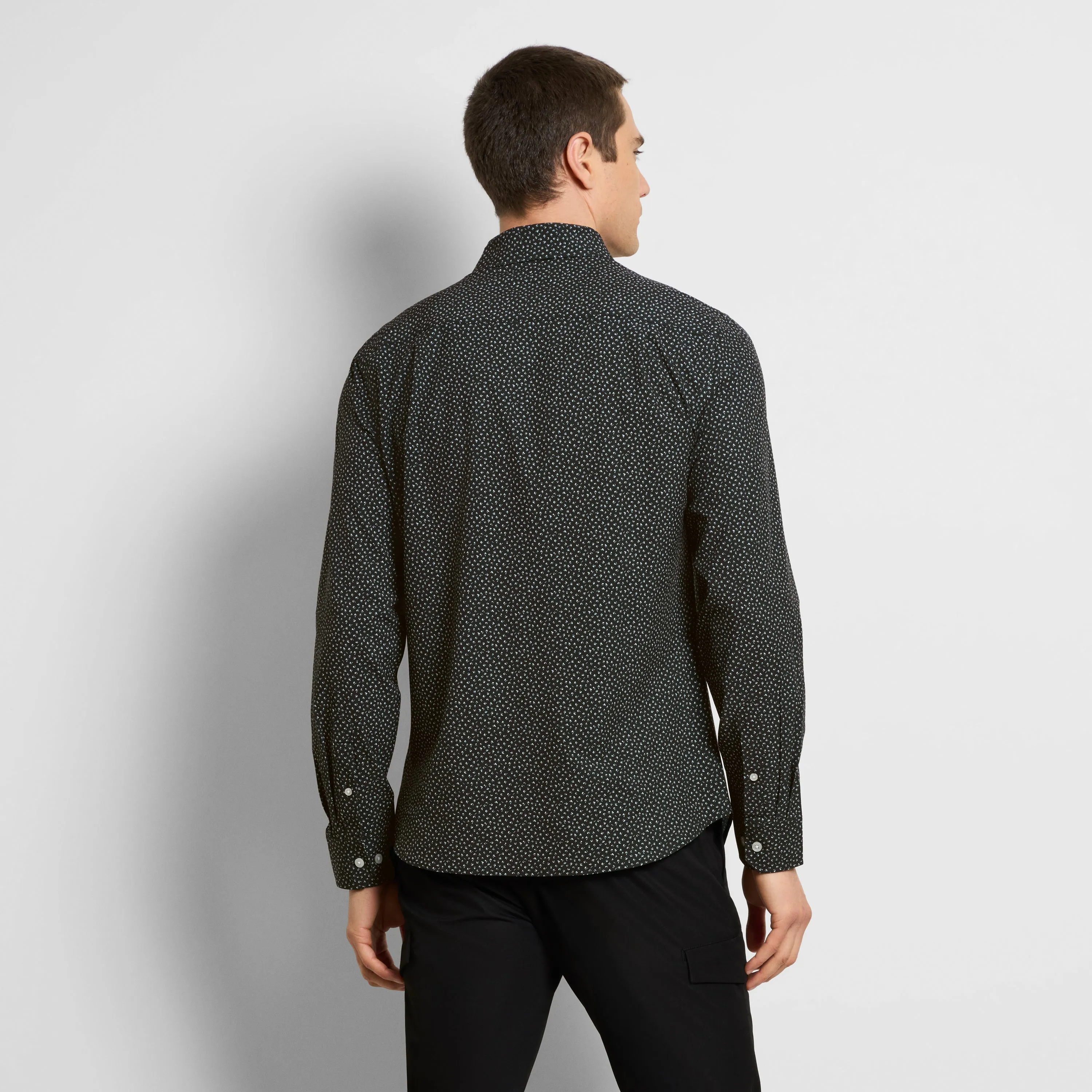 Performance All Way Stretch Abstract Print Shirt - Slim Fit sold by Van Heusen product image thumbnail 4