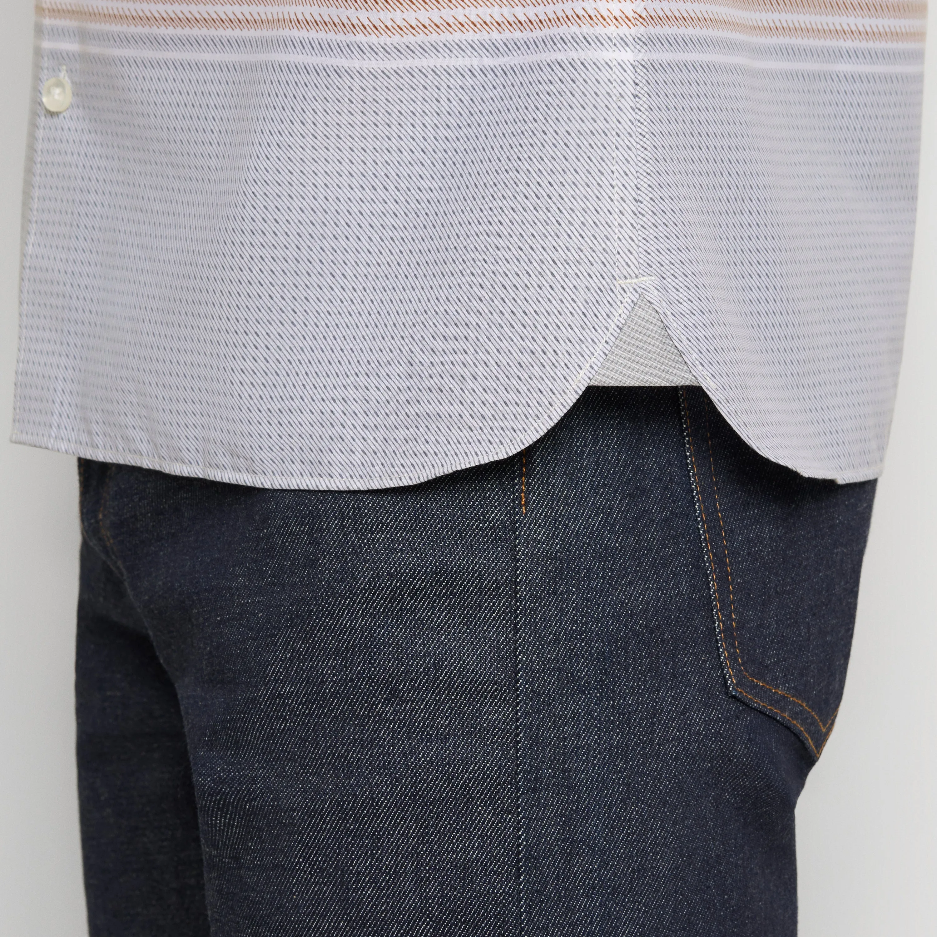 Folsen Short Sleeve Stain Shield Bobbin Print Shirt - Slim Fit sold by Van Heusen product image thumbnail 4