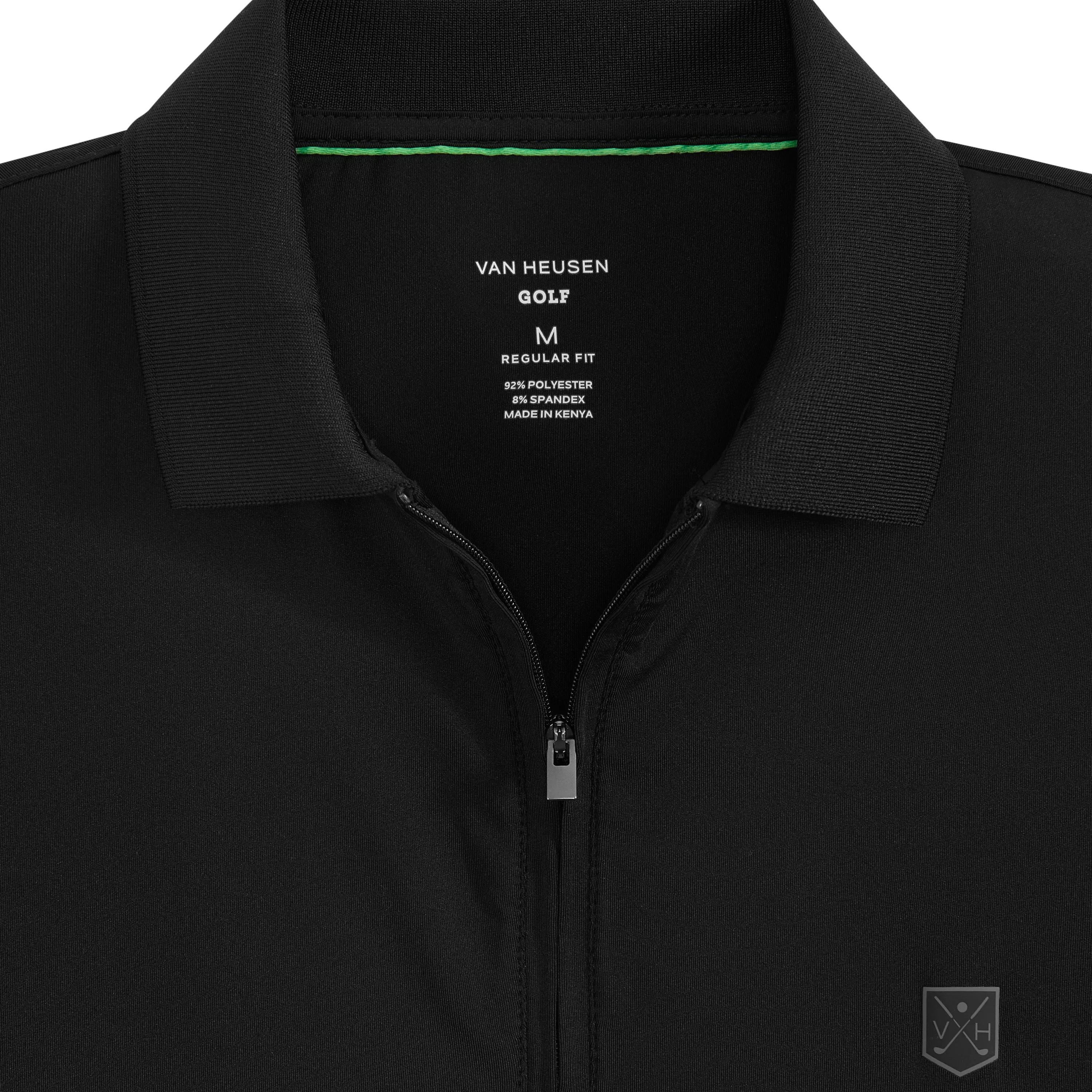 Performance Zip Short Sleeve Polo sold by Van Heusen product image thumbnail 4