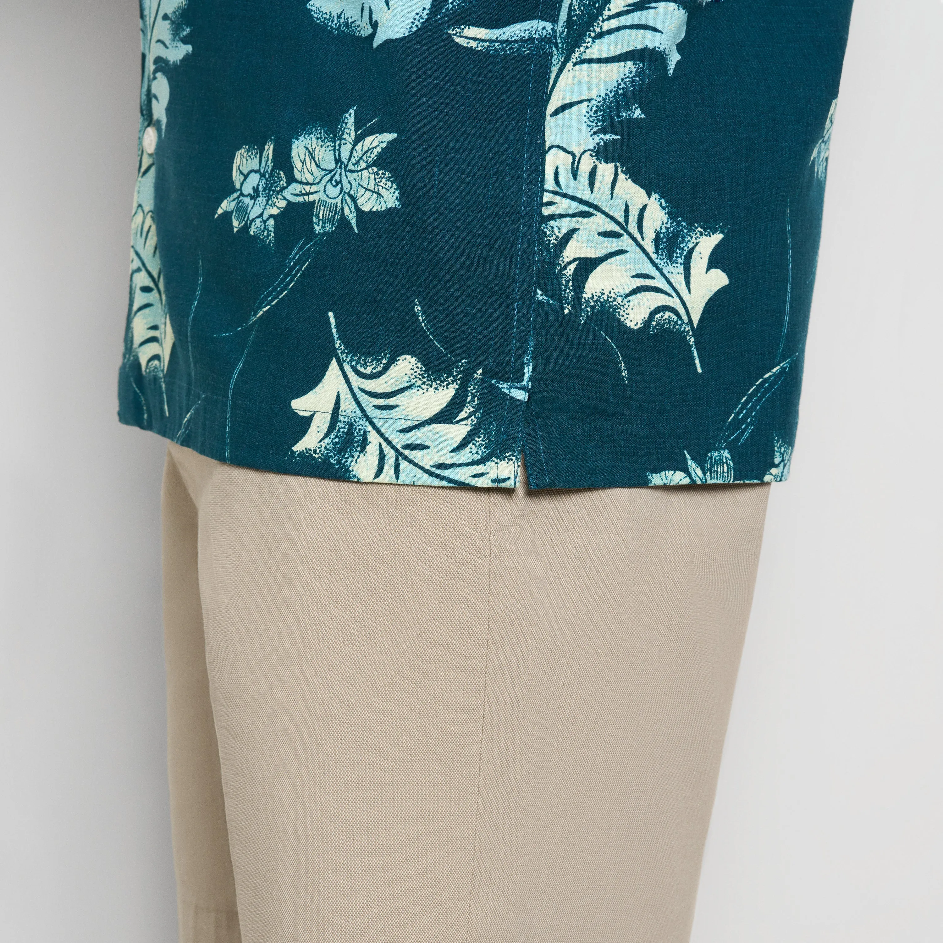 Orchid Print Texture Camp Shirt sold by Van Heusen product image thumbnail 5