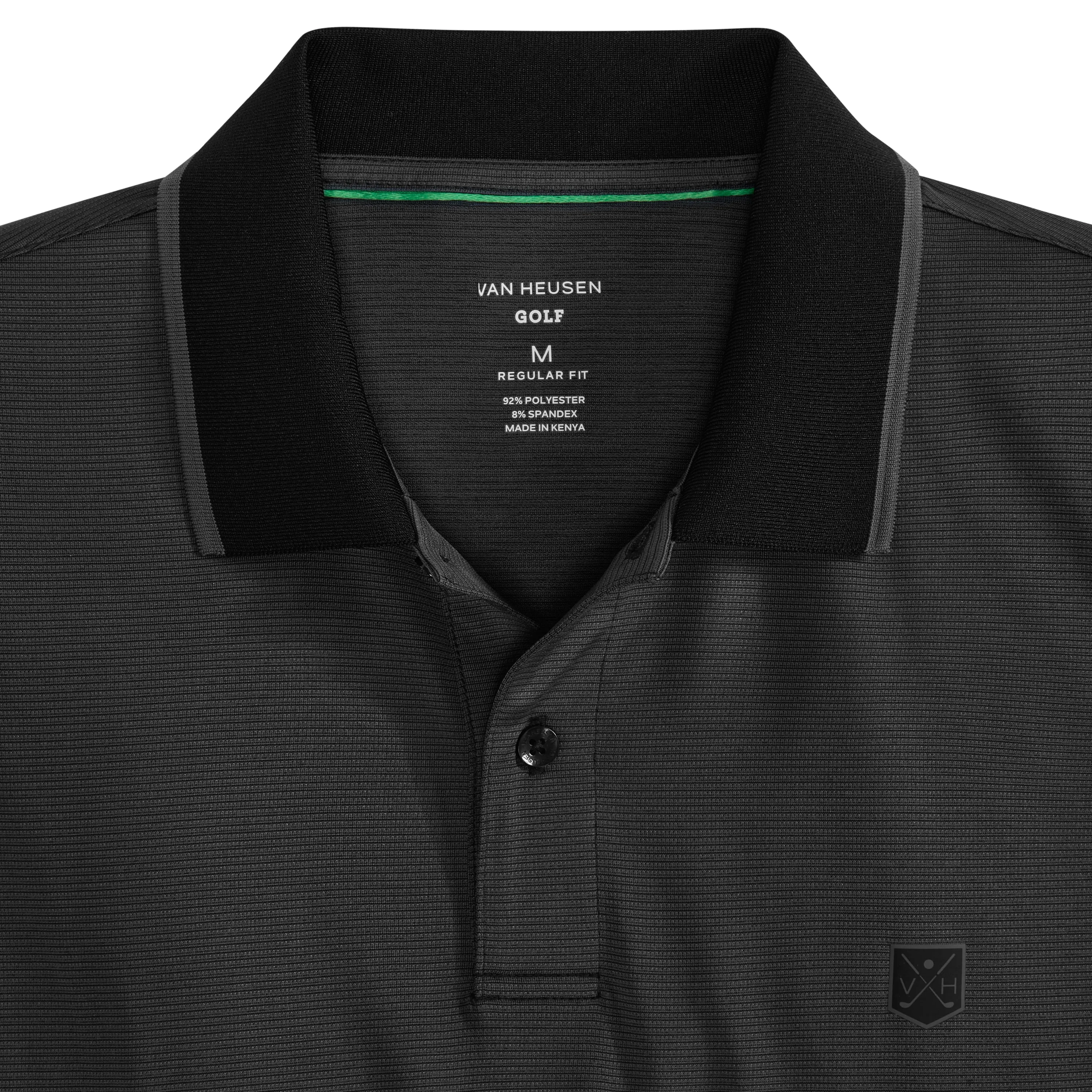 Performance Golf Fine Stripe Polo sold by Van Heusen product image thumbnail 4