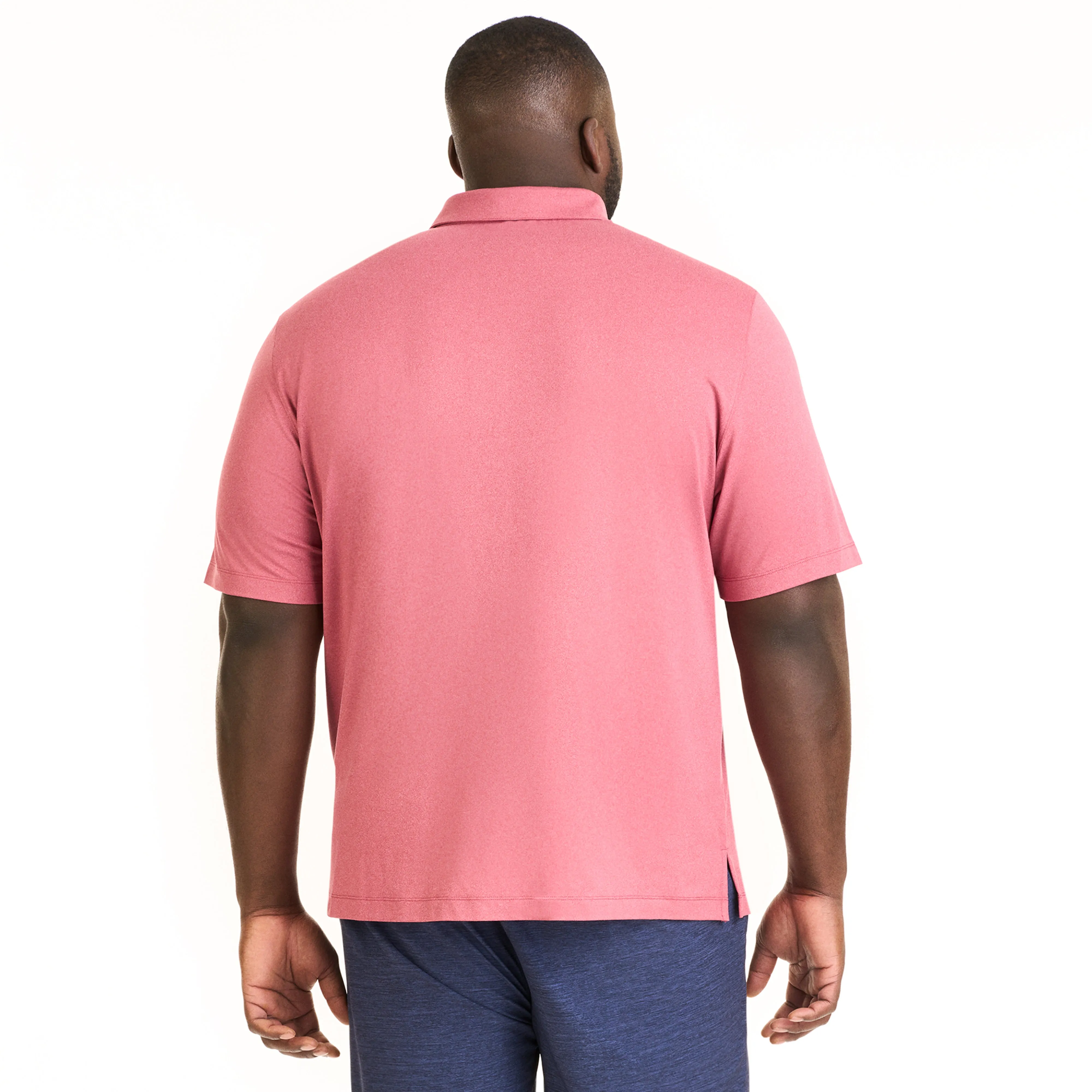Performance Heather Hybrid Polo - Big & Tall sold by Van Heusen product image thumbnail 4