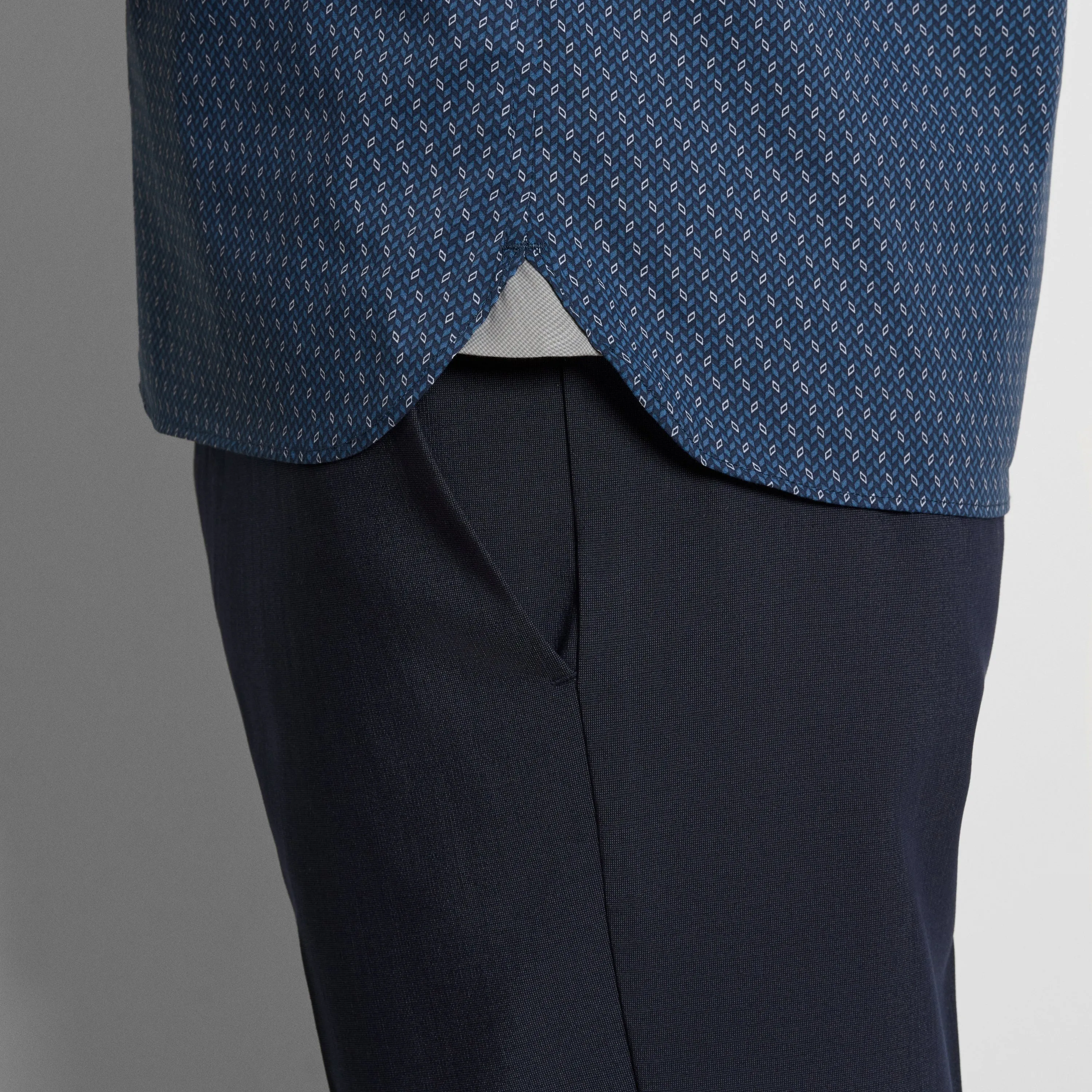 Cronbie Long Sleeve Stain Shield Shirt Herringbone Print - Slim Fit sold by Van Heusen product image thumbnail 4