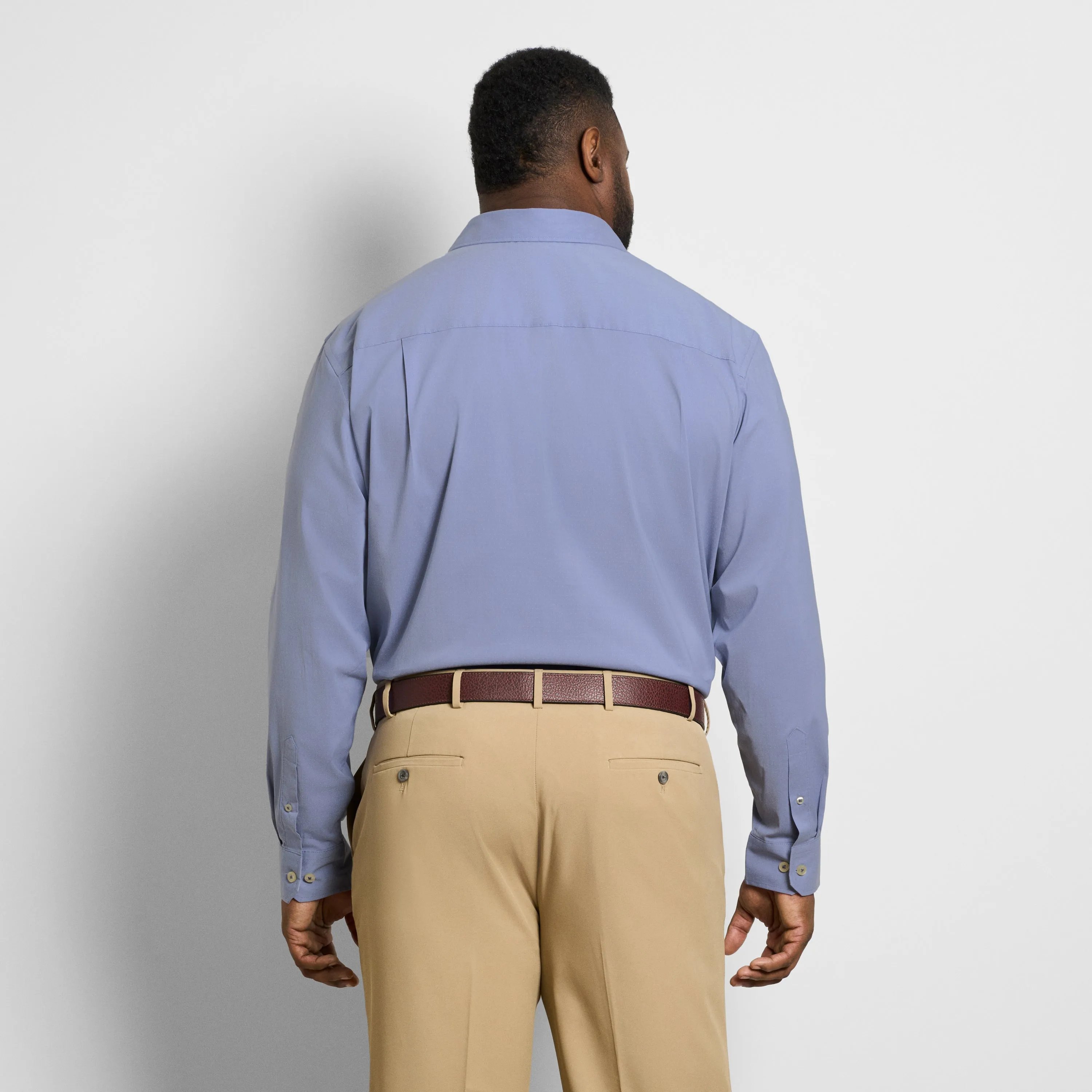 Originals Dobby Dot Print Long Sleeve Shirt - Big & Tall sold by Van Heusen product image thumbnail 5