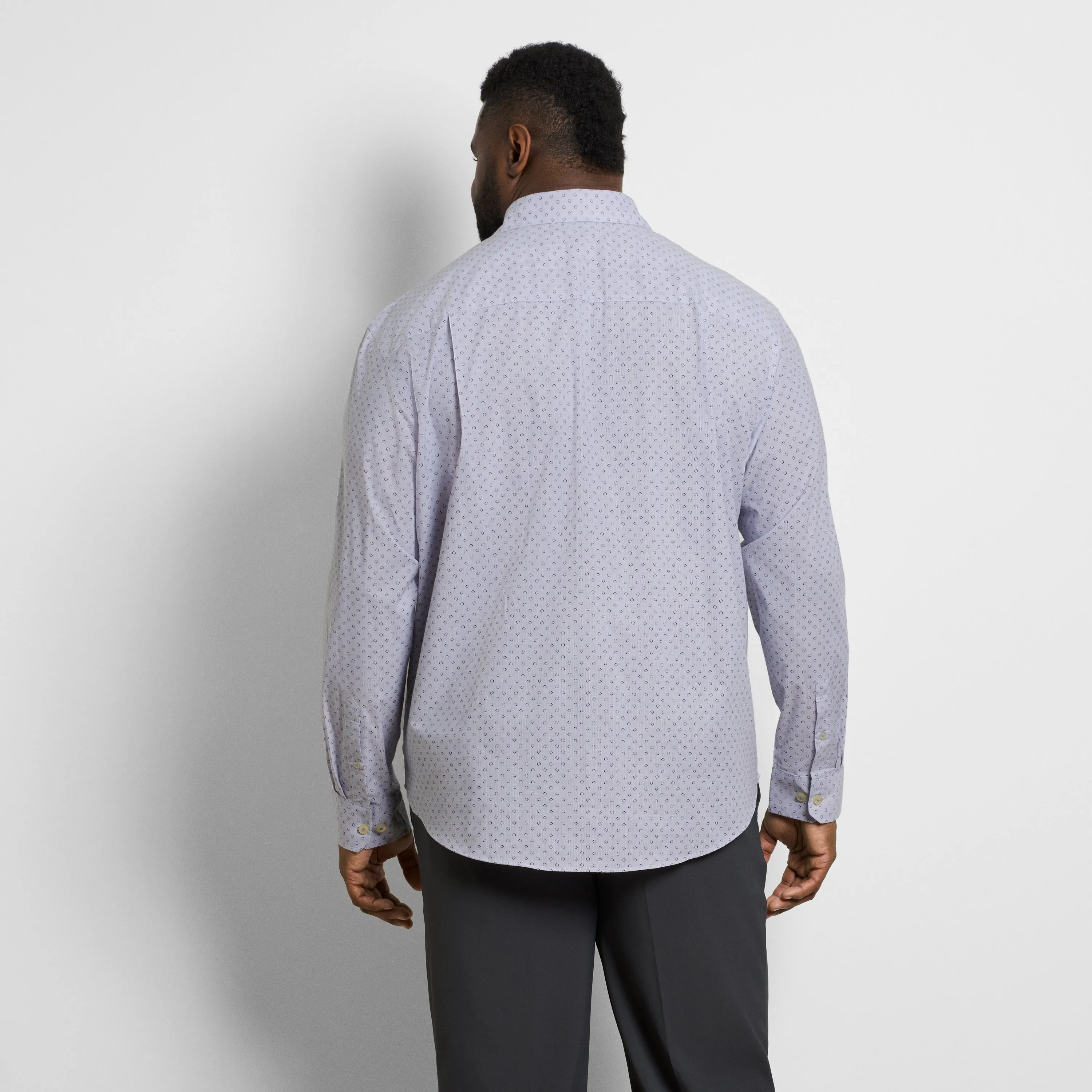 Originals Long Sleeve Shirt Stripe Dot Print - Big & Tall sold by Van Heusen product image thumbnail 5