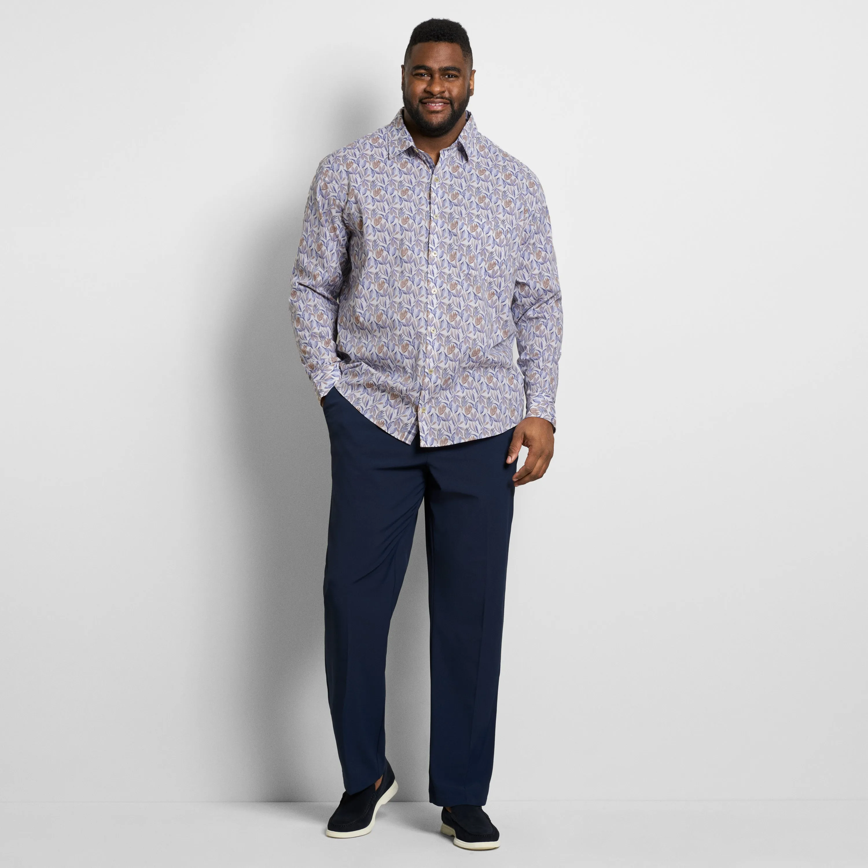 Originals Long Sleeve Shirt Halogen Print - Big & Tall sold by Van Heusen product image thumbnail 2