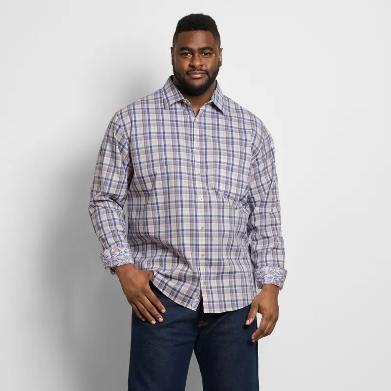 Originals Long Sleeve Easy Plaid Print - Big & Tall sold by Van Heusen