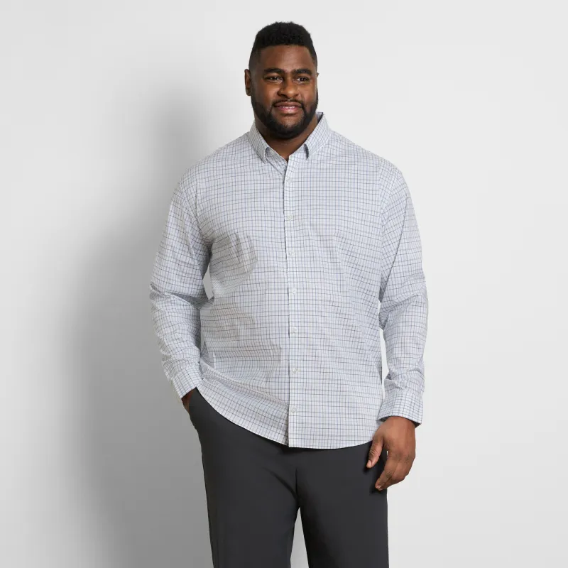 Cronbie Long Sleeve Stain Shield Shirt Open Plaid Print - Big & Tall sold by Van Heusen