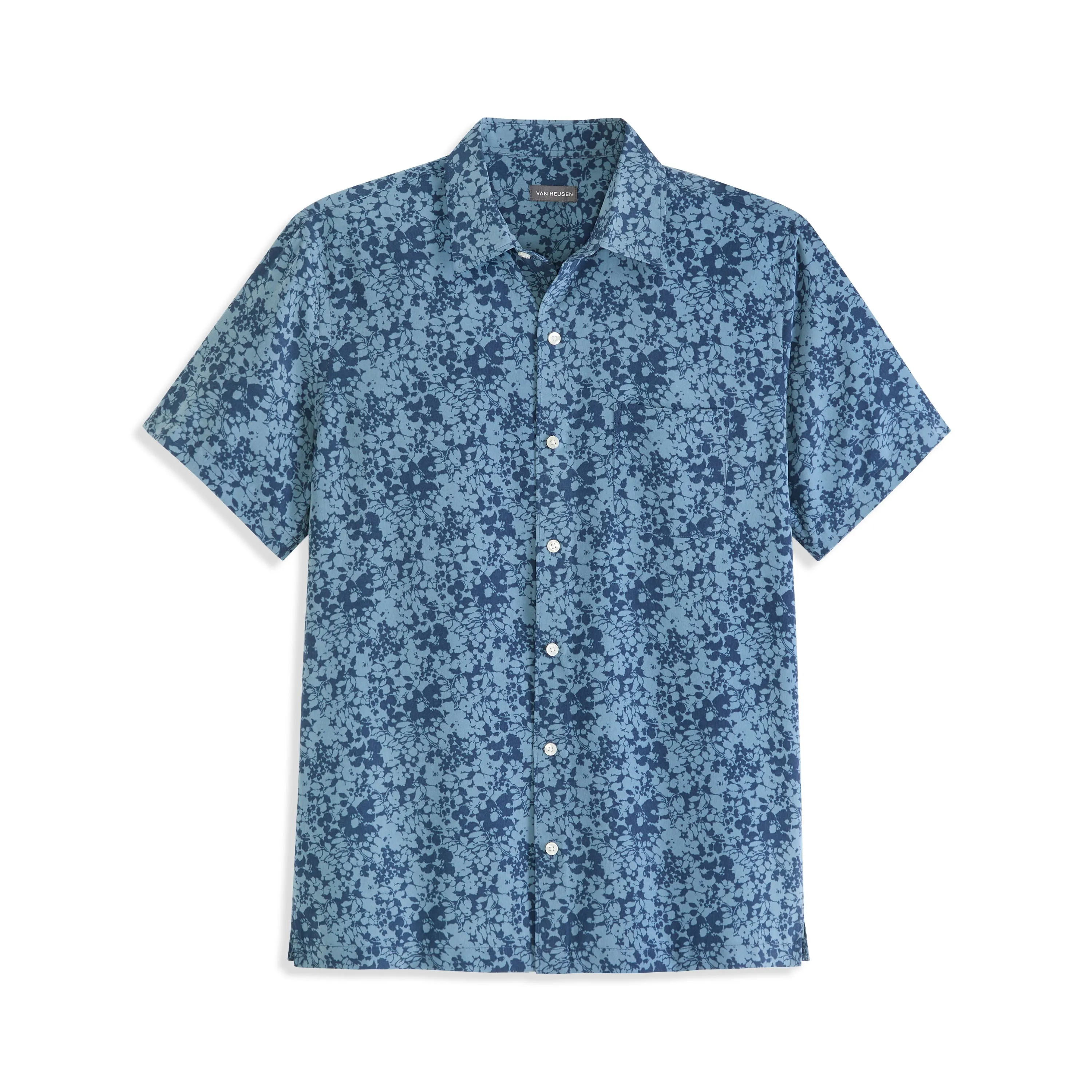 Weekend Asphalt Print Camp Shirt - Big & Tall sold by Van Heusen product image thumbnail 4