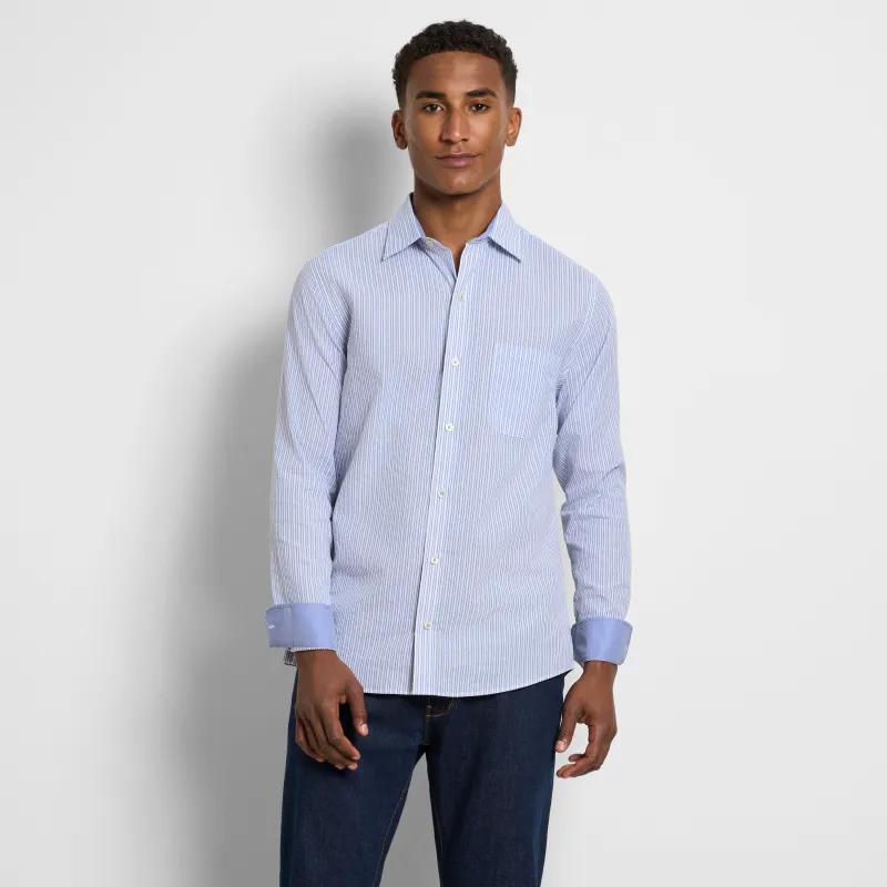 Originals Chenille Print Long Sleeve Shirt - Slim Fit sold by Van Heusen