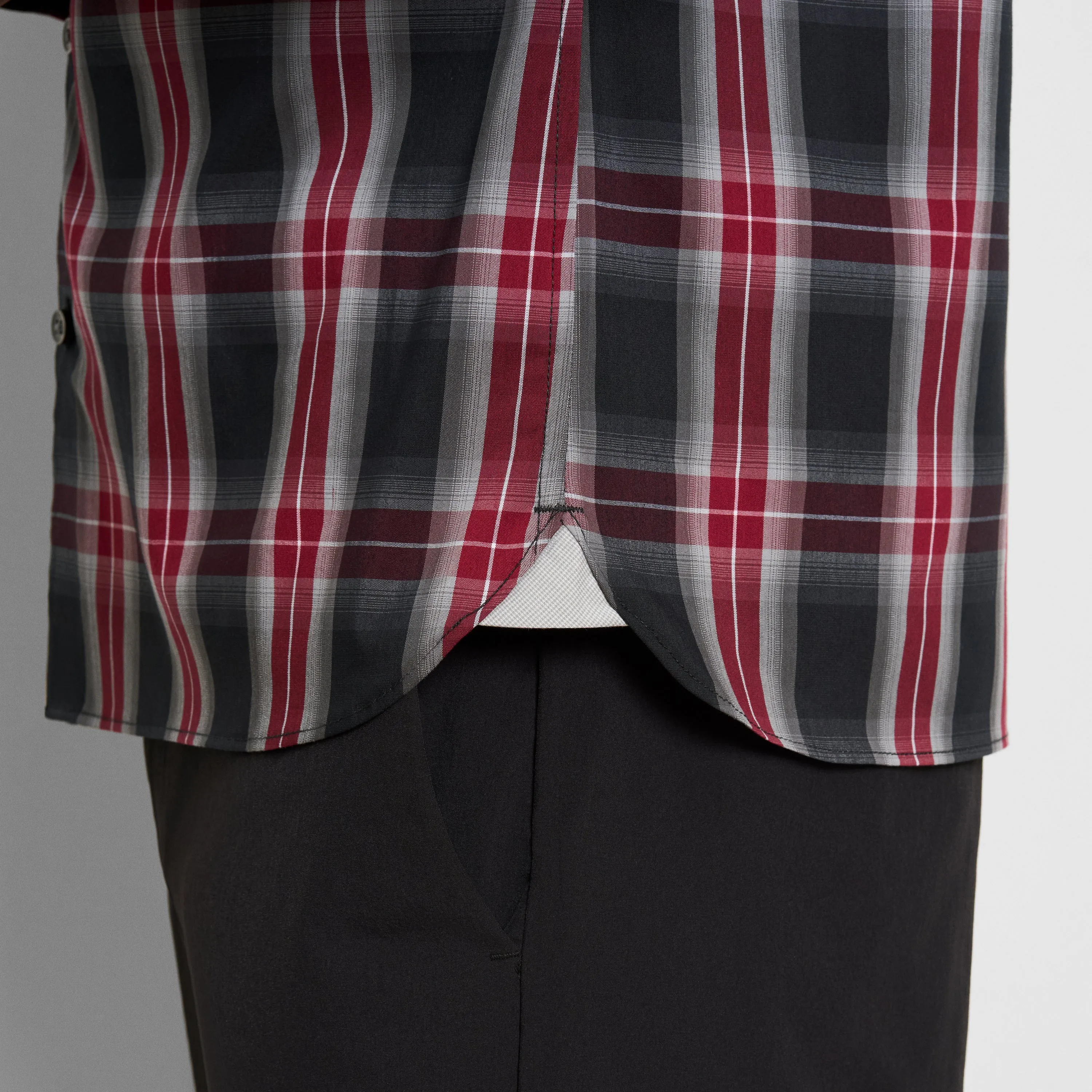 Cronbie Everyday Defense Stain Shield Fave Plaid Print Long Sleeve Shirt - Slim Fit sold by Van Heusen product image thumbnail 4