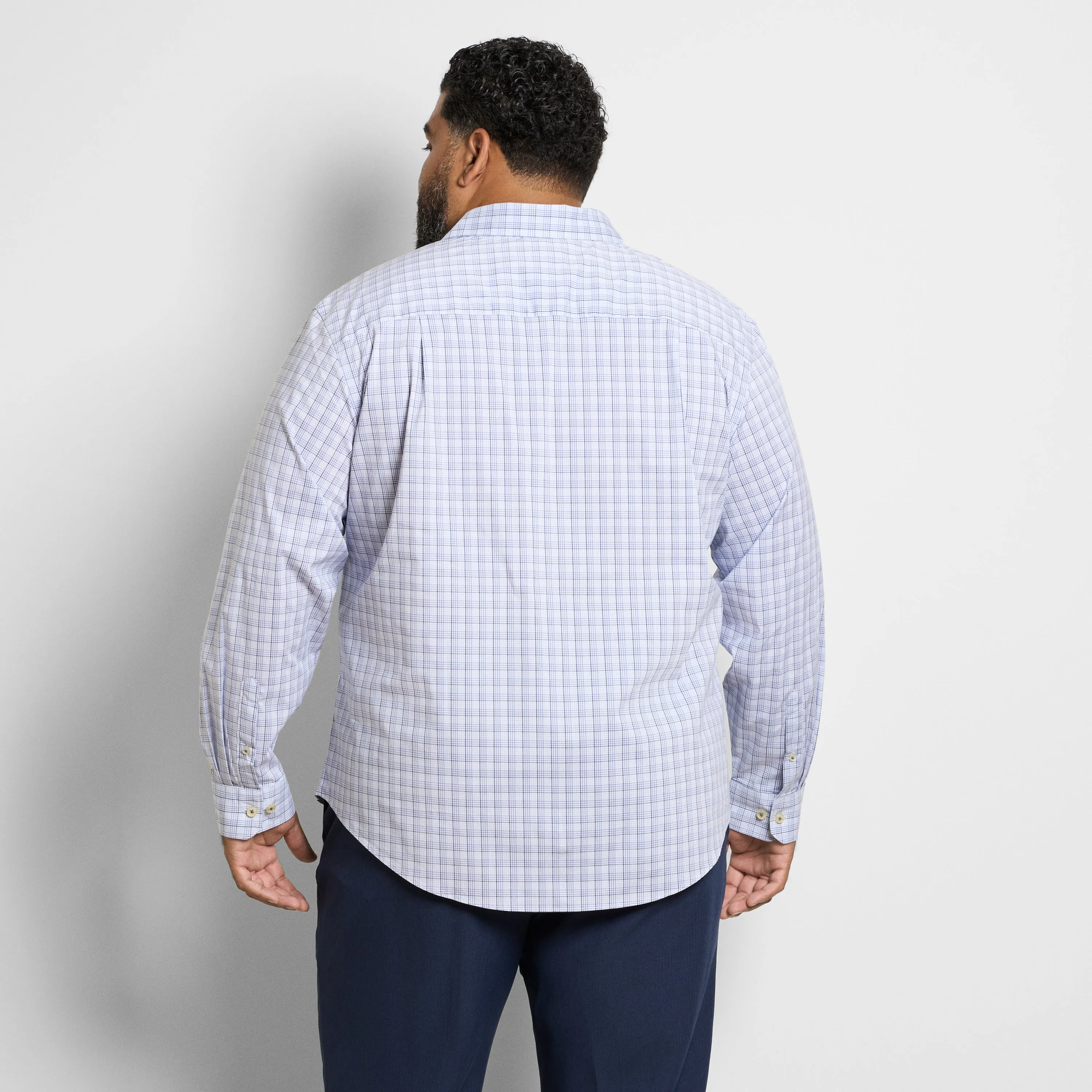 Originals Long Sleeve Tattersall Shirt - Big & Tall sold by Van Heusen product image thumbnail 4