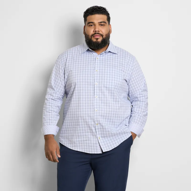 Originals Long Sleeve Tattersall Shirt - Big & Tall sold by Van Heusen