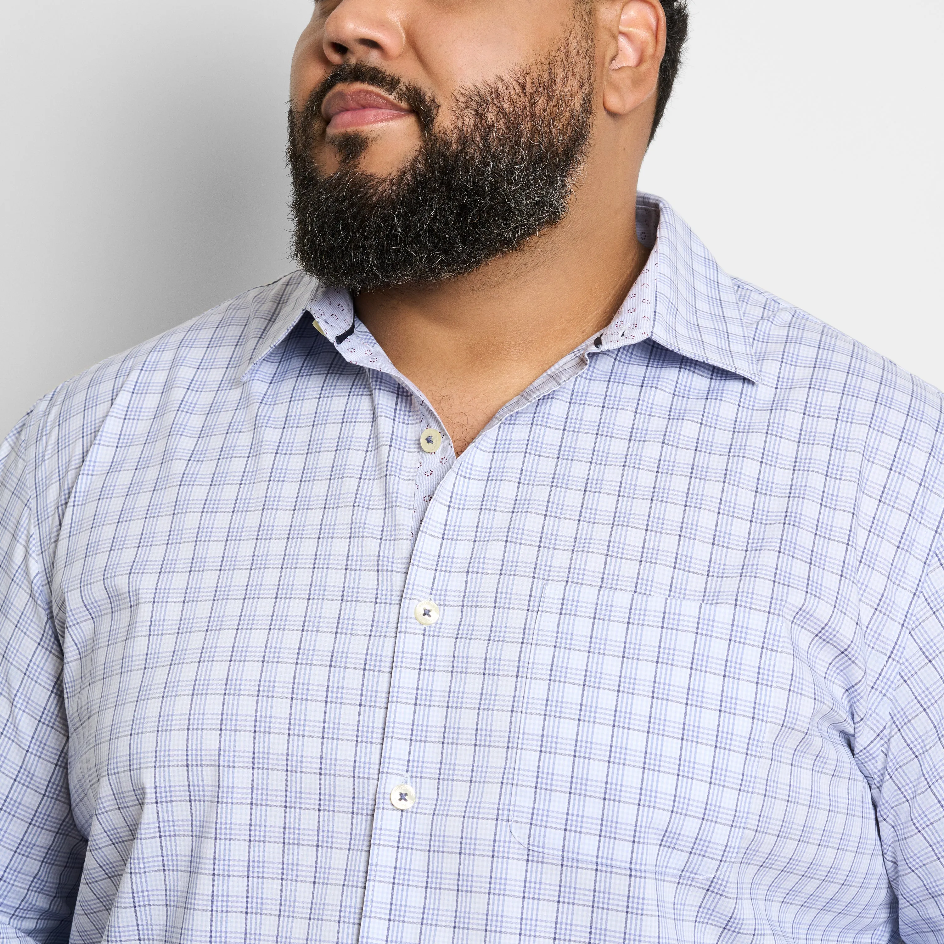 Originals Long Sleeve Tattersall Shirt - Big & Tall sold by Van Heusen product image thumbnail 3