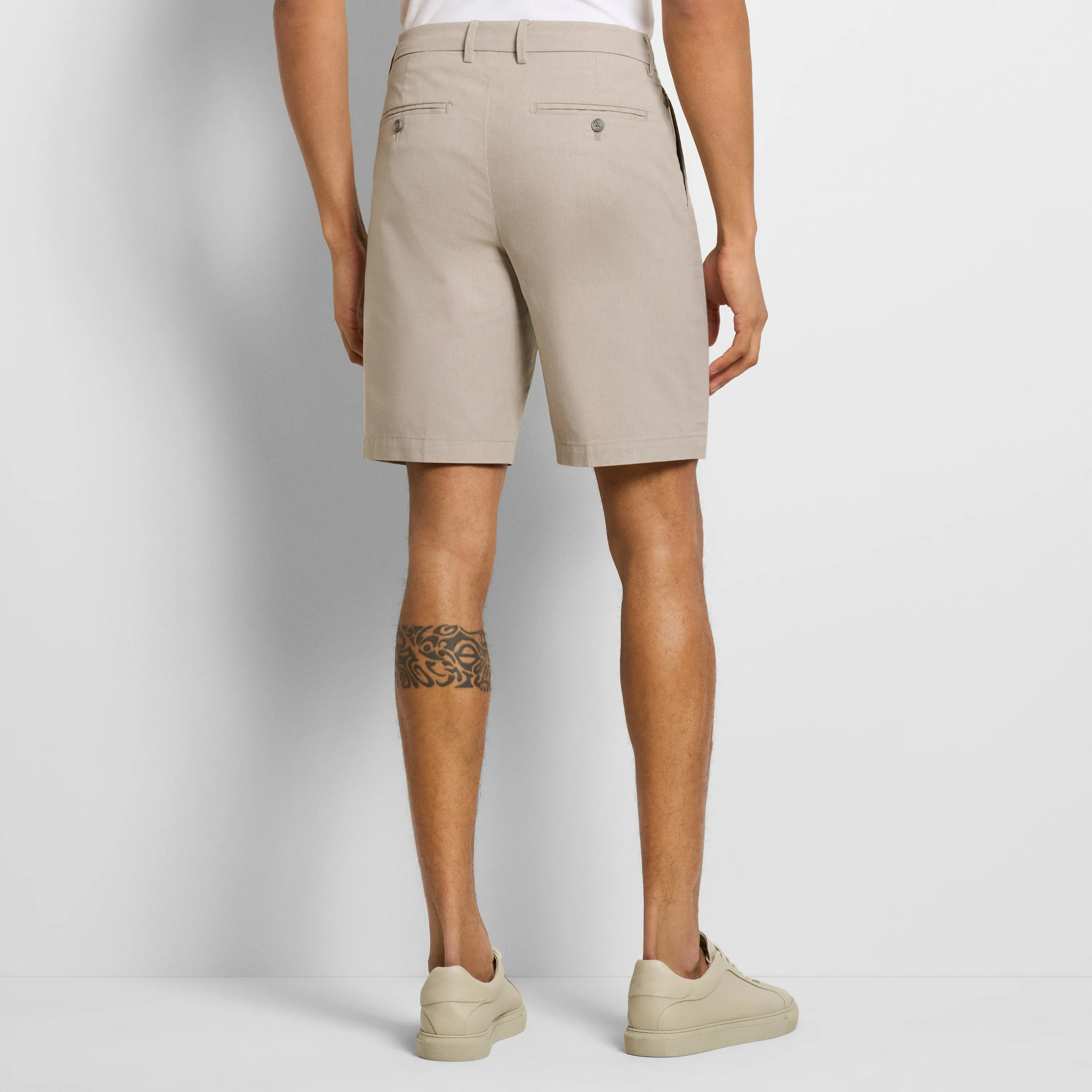 Essential Cotton Texture Stretch Short - Straight Fit sold by Van Heusen product image thumbnail 5